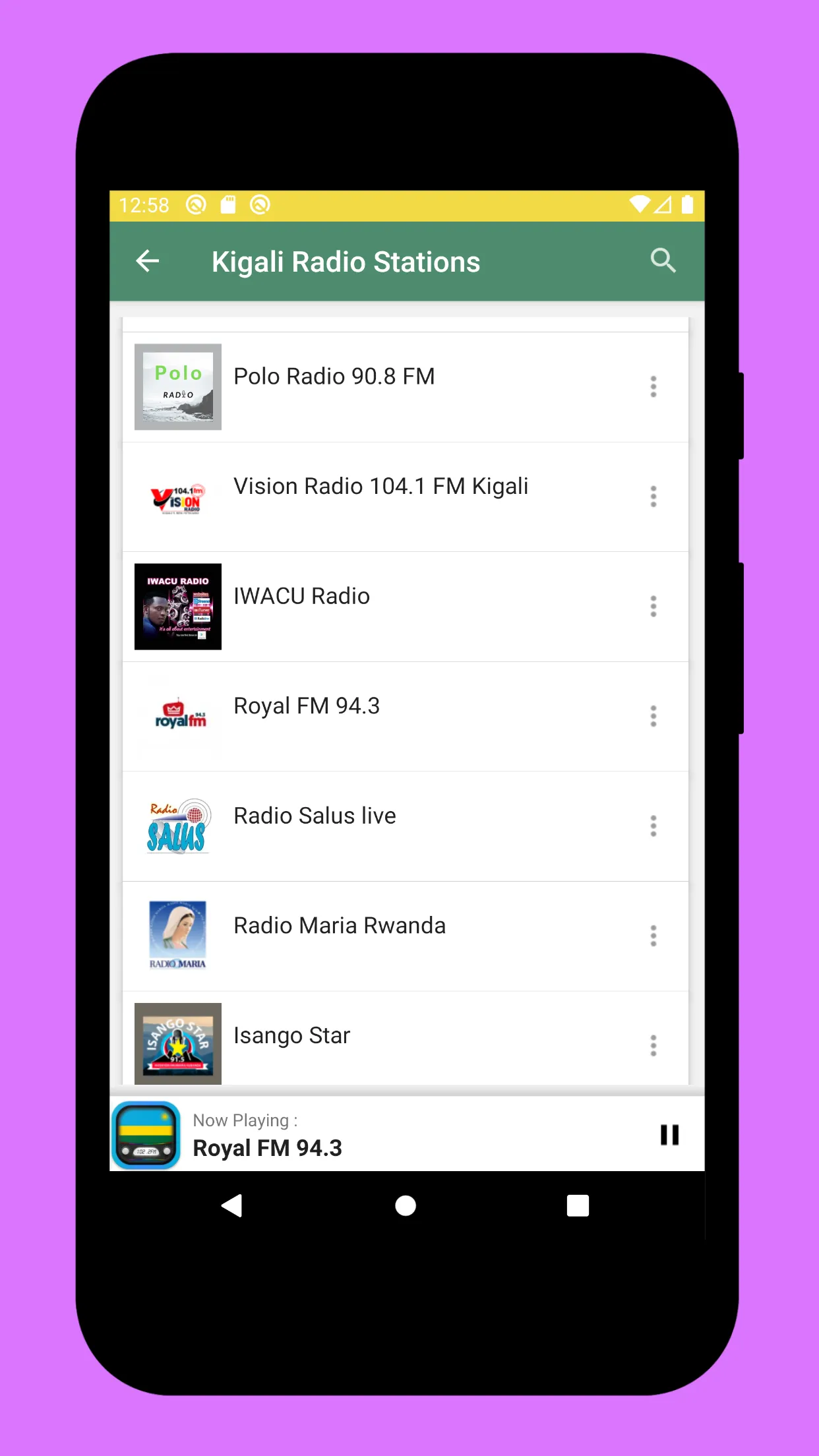 Radio Rwanda FM + Radio Online | Indus Appstore | Screenshot