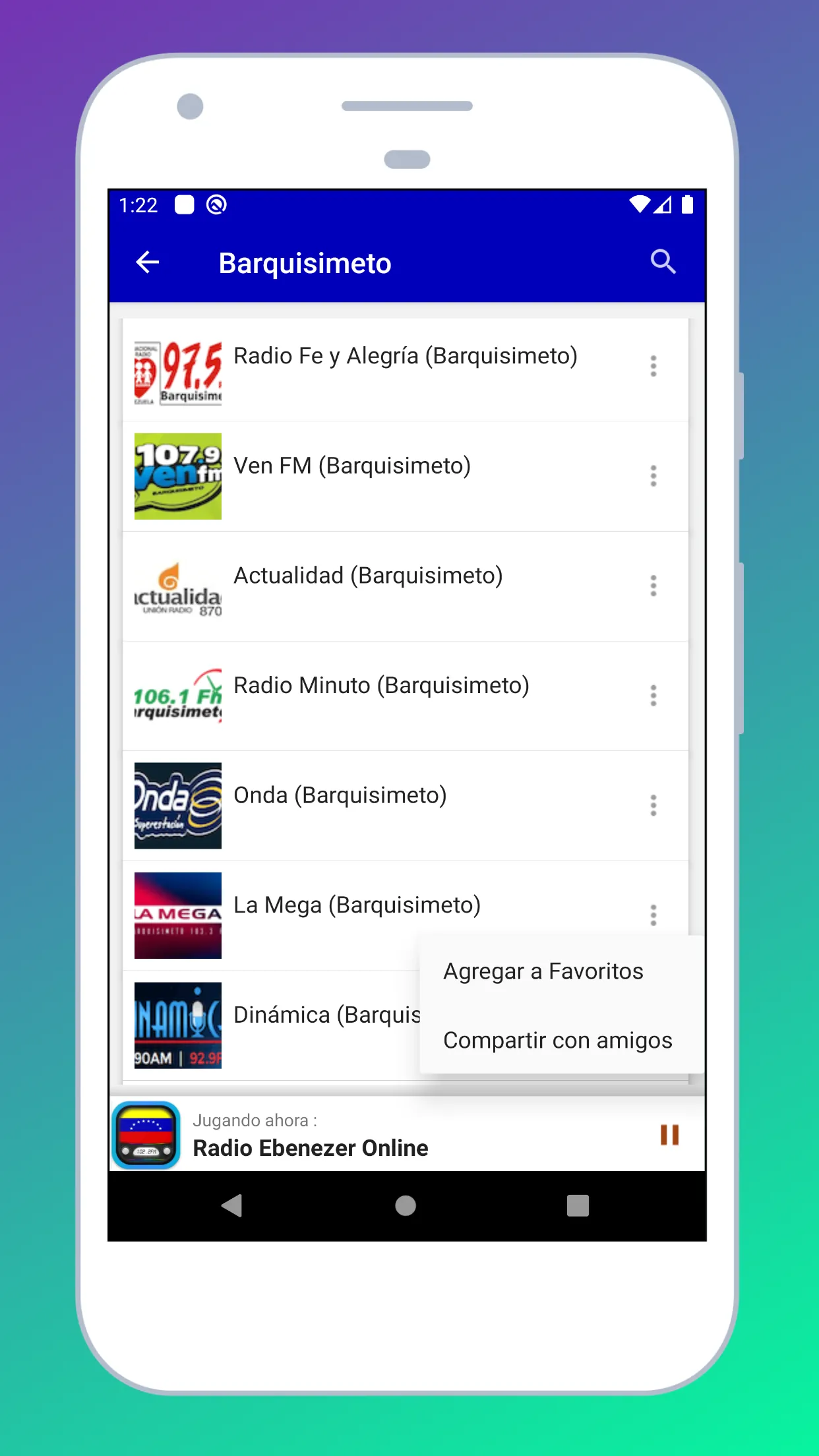 Radio Venezuela + Radio Online | Indus Appstore | Screenshot