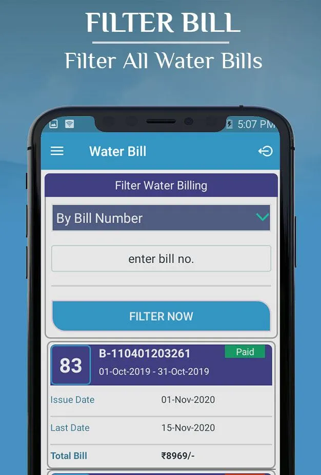 WaterBills - Water Bill Mainte | Indus Appstore | Screenshot