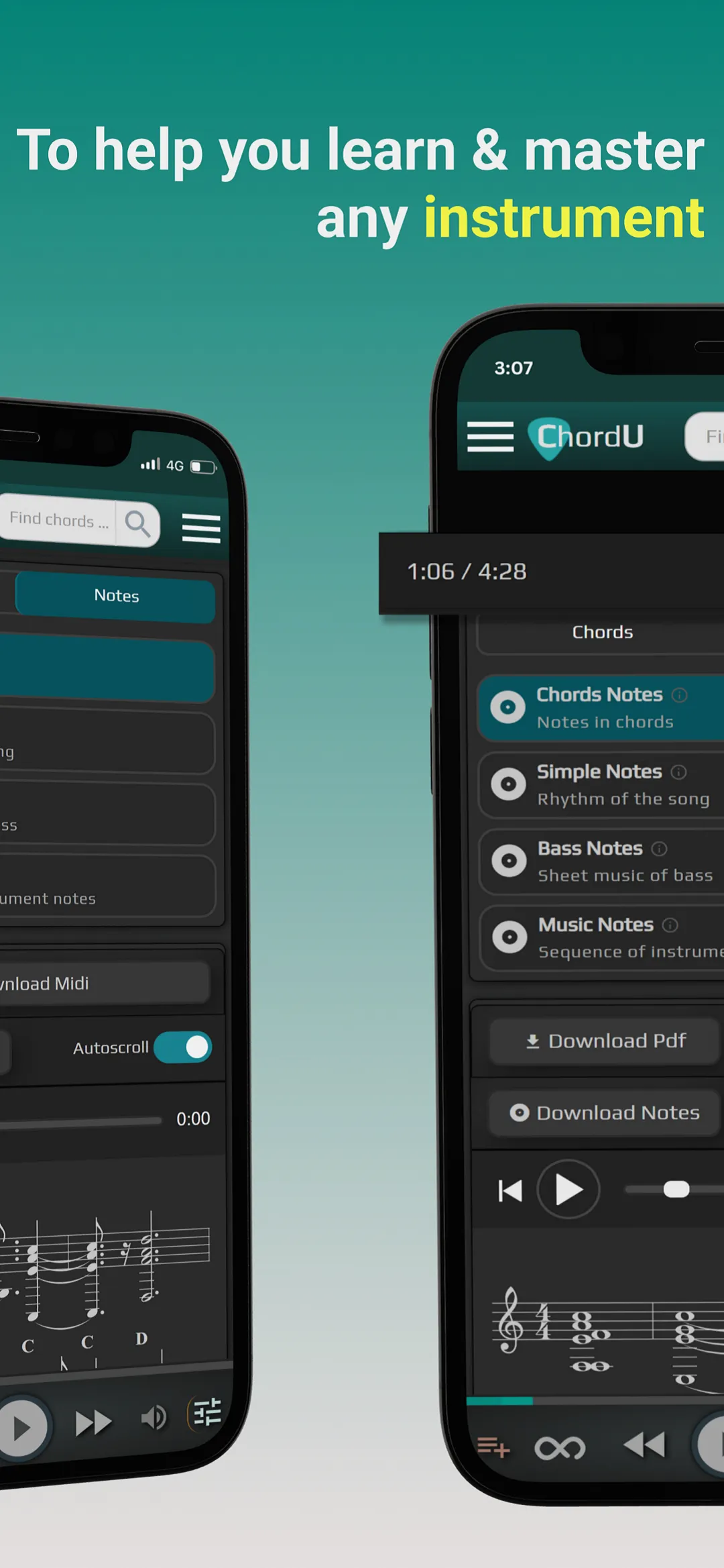 ChordU - get chords & notes | Indus Appstore | Screenshot