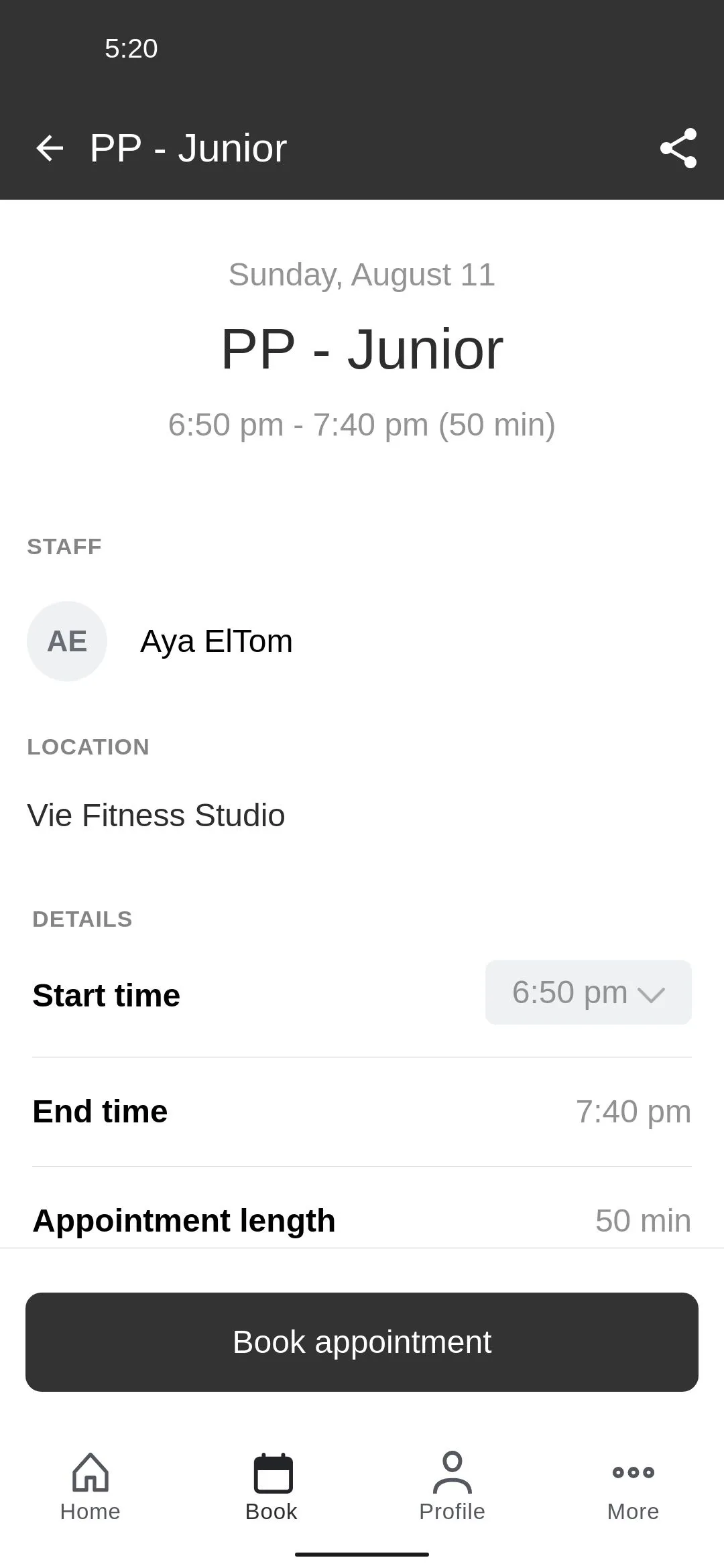 Vie Fitness Studio | Indus Appstore | Screenshot