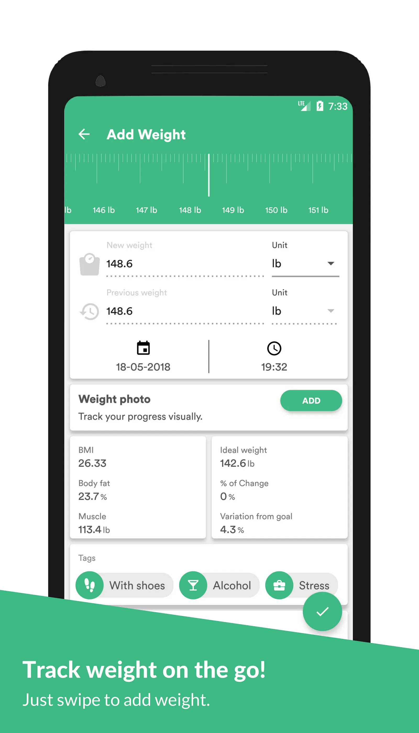 Weight Tracker - Weight Loss M | Indus Appstore | Screenshot