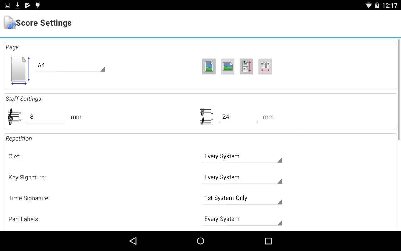 Crescendo Music Notation | Indus Appstore | Screenshot