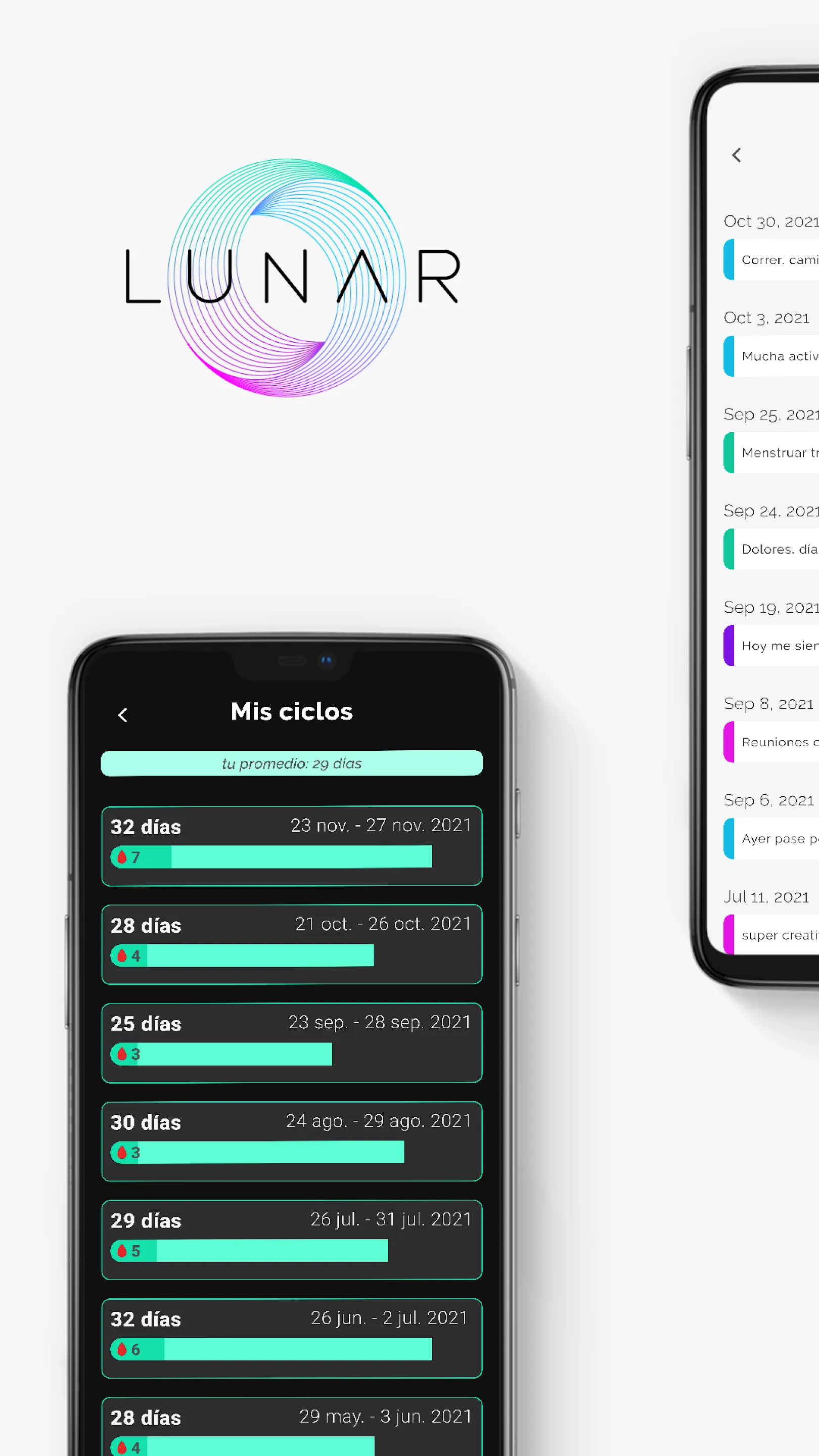 LUNAR APP ama tu ritmo | Indus Appstore | Screenshot