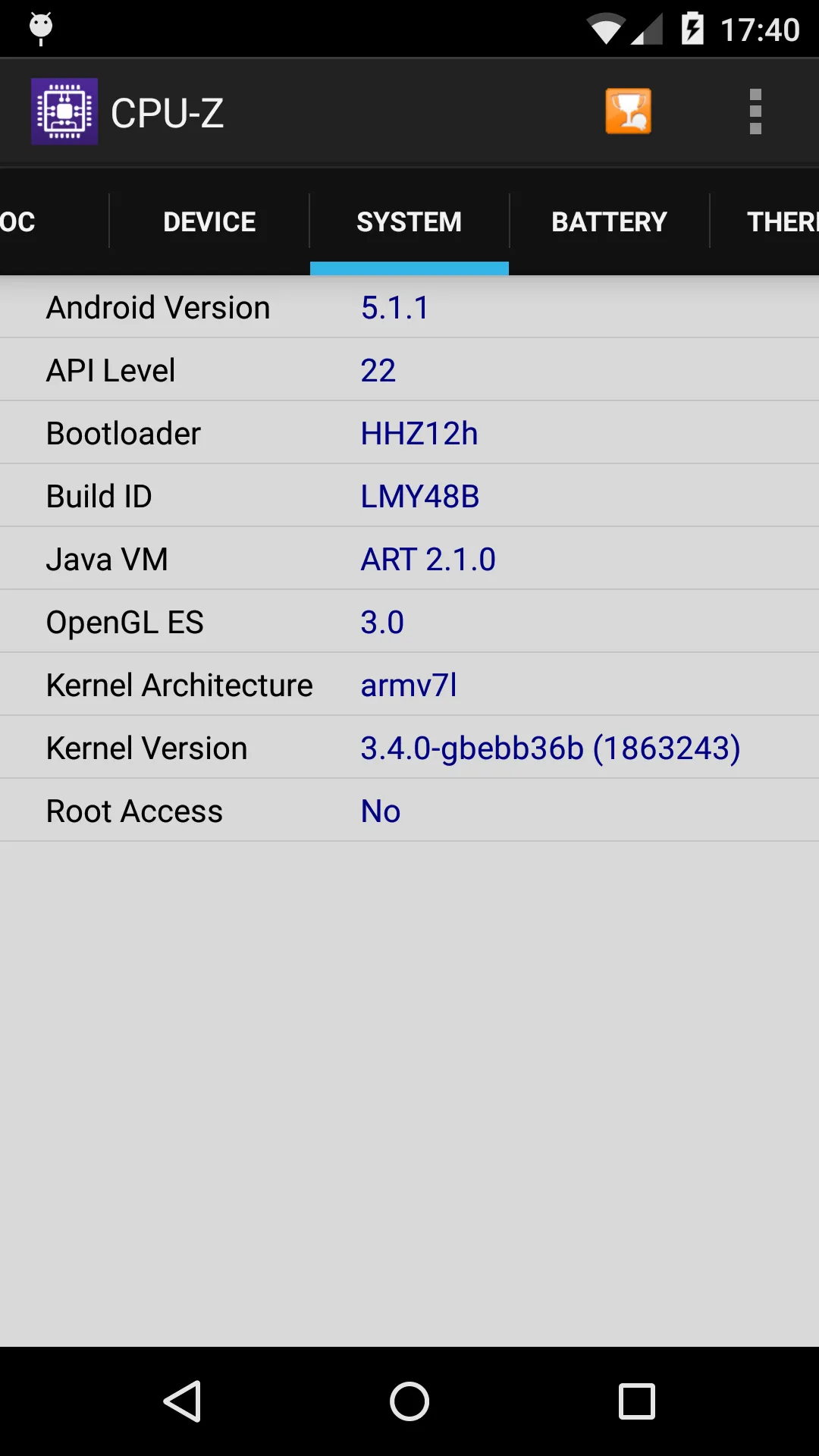CPU-Z | Indus Appstore | Screenshot