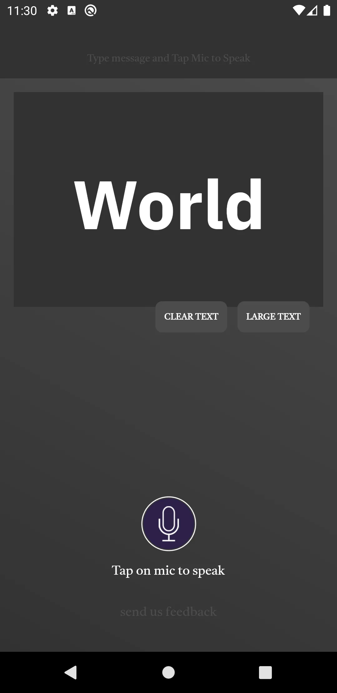 Speak Message - Large Text | Indus Appstore | Screenshot