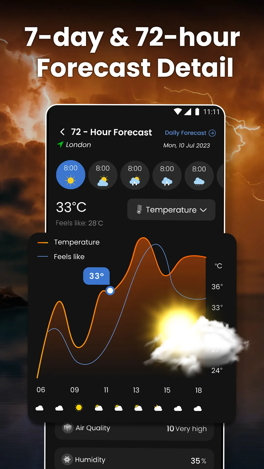 Weather App - Weather Forecast | Indus Appstore | Screenshot