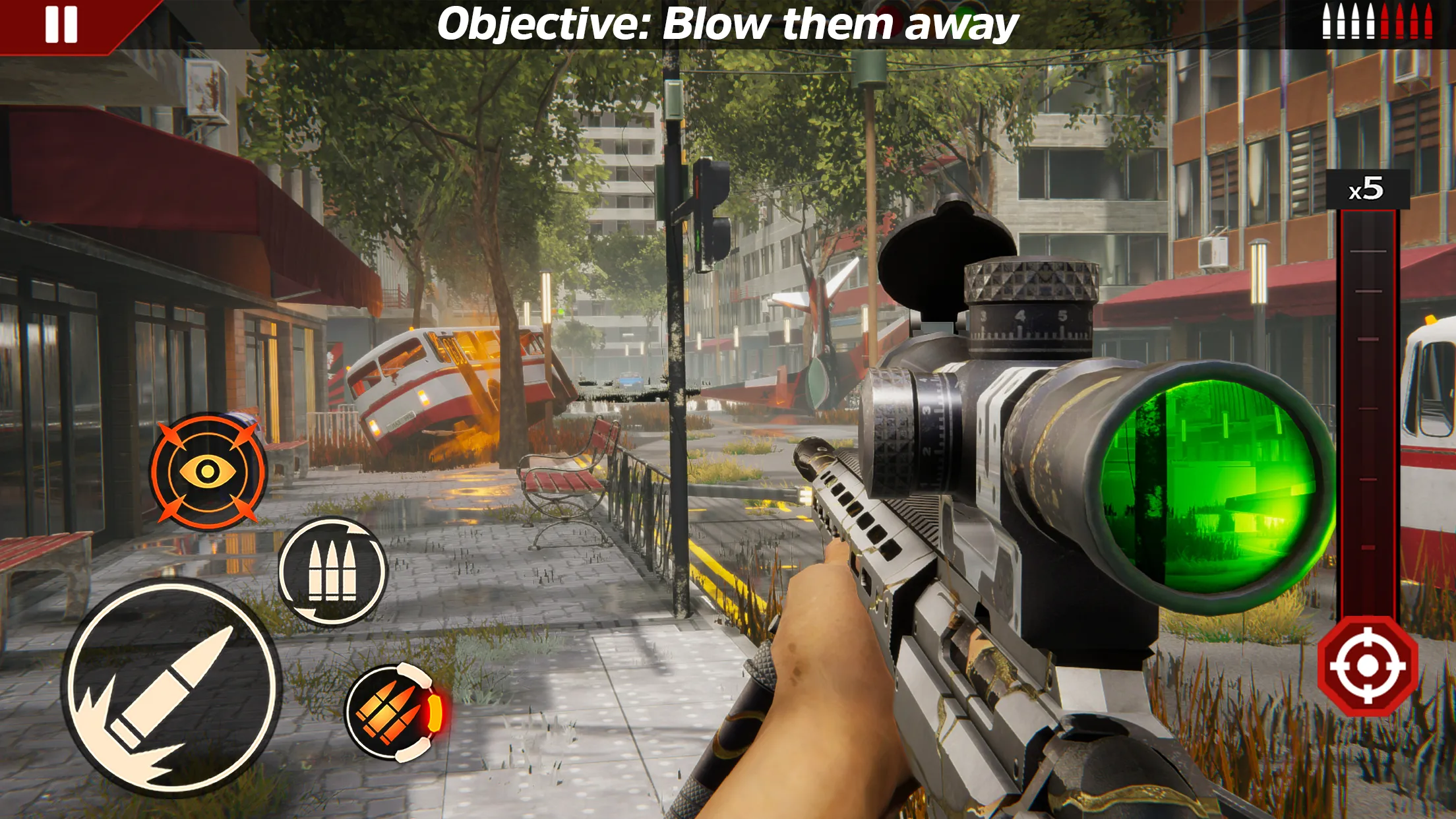 Sniper Zombie 3D Shooting Game | Indus Appstore | Screenshot