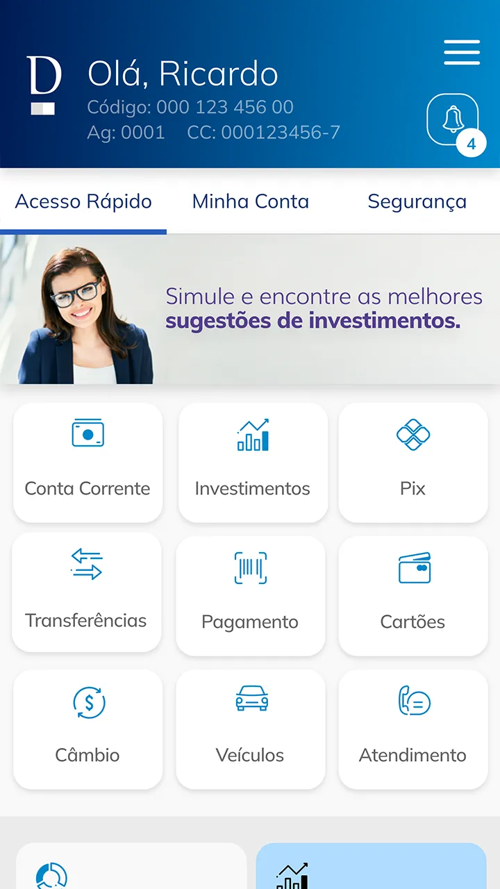 Daycoval | Indus Appstore | Screenshot