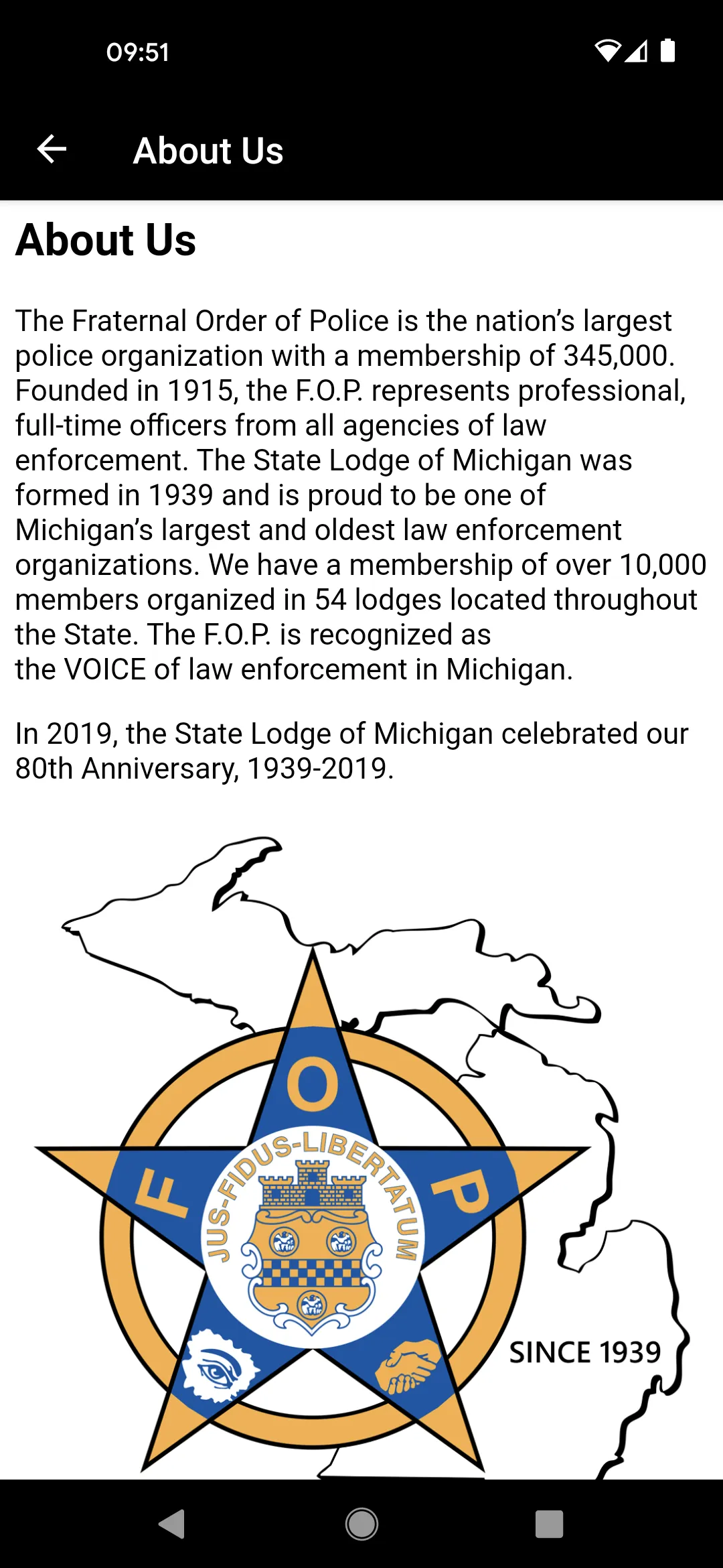 Michigan FOP | Indus Appstore | Screenshot