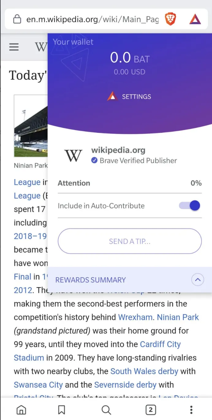 Brave Browser (Nightly) | Indus Appstore | Screenshot