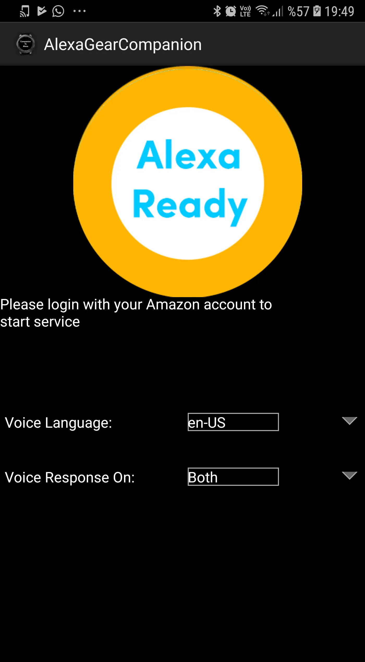 Companion for Alexa Gear/Watch | Indus Appstore | Screenshot