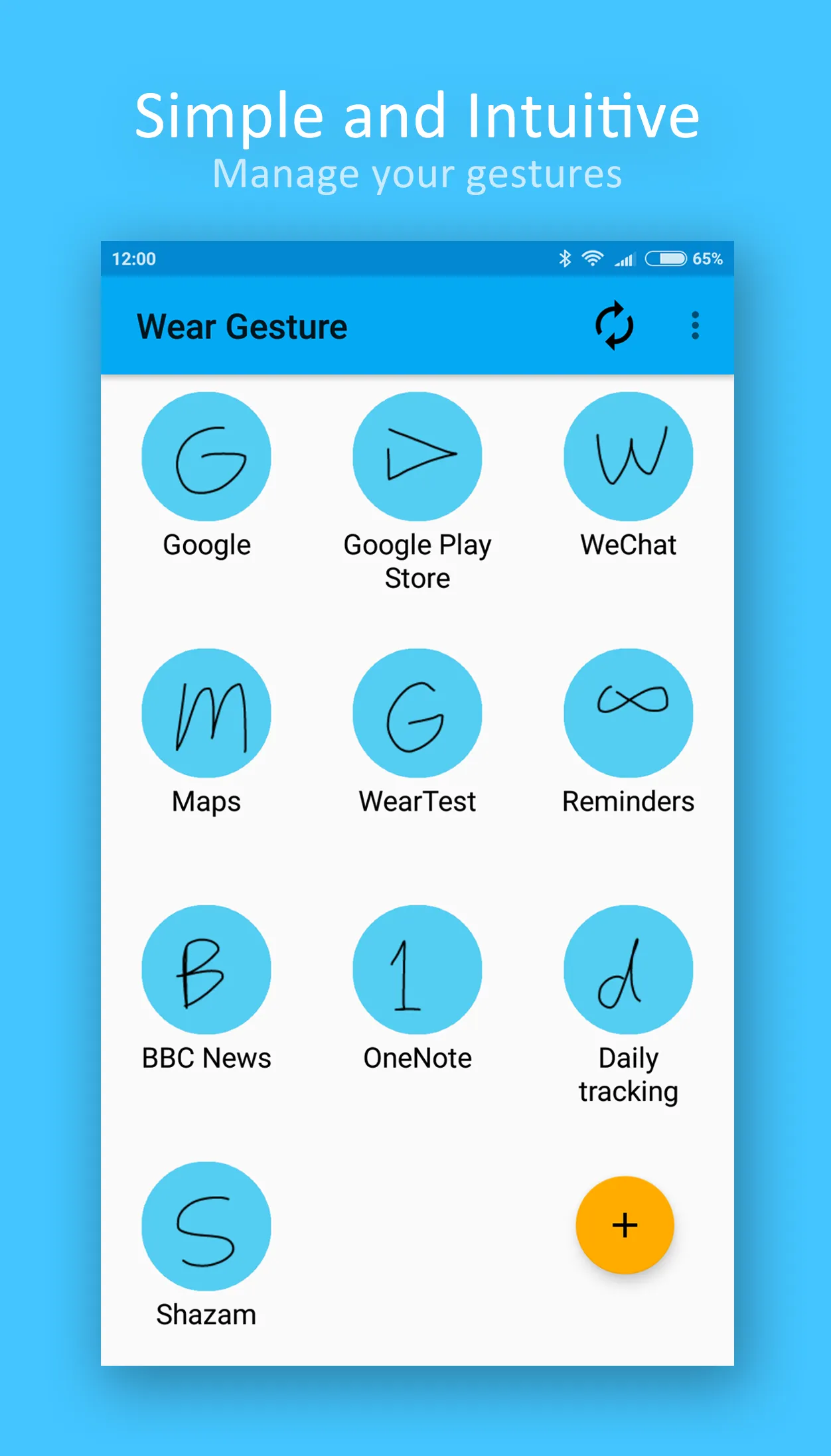 Wear Gesture Launcher - WearOS | Indus Appstore | Screenshot