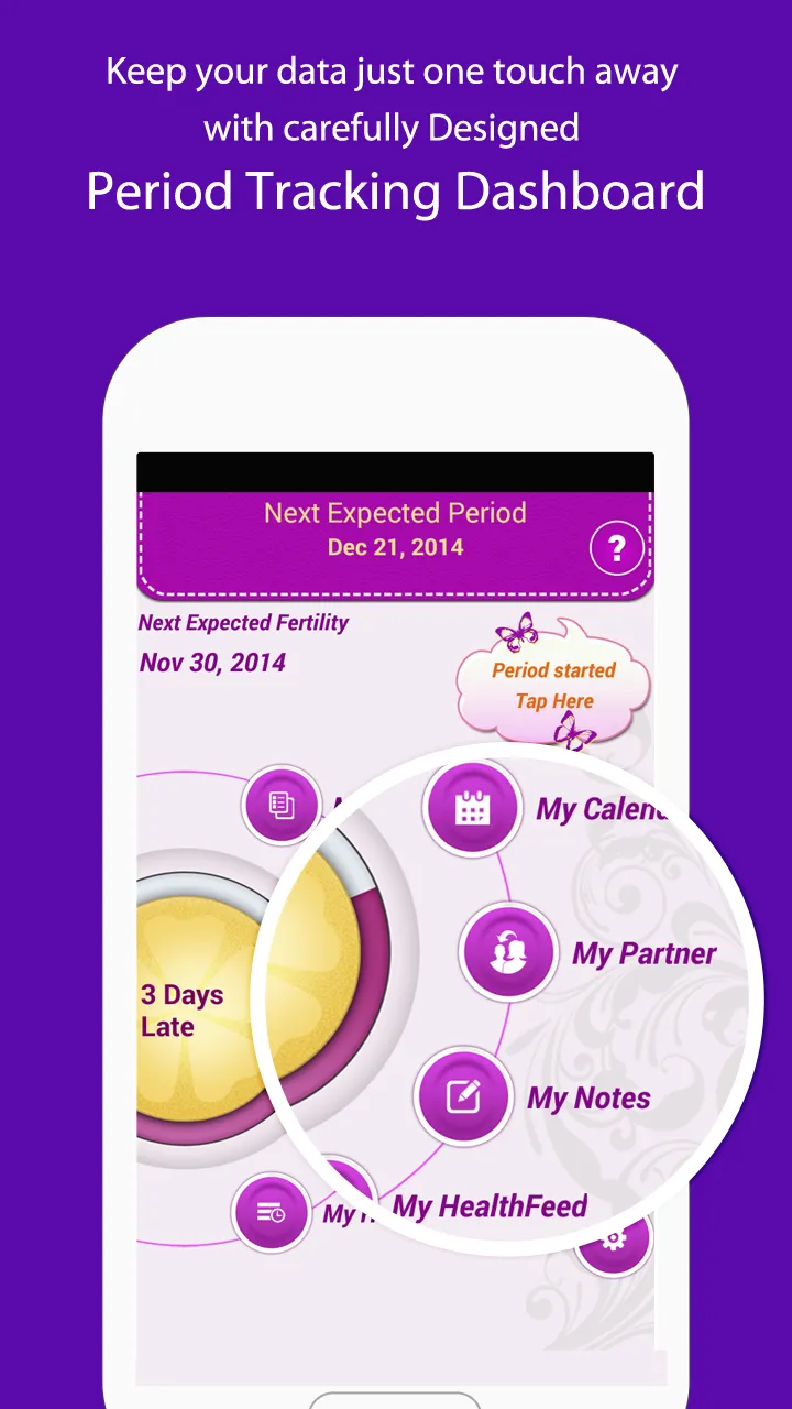 My Period Tracker / Calendar | Indus Appstore | Screenshot