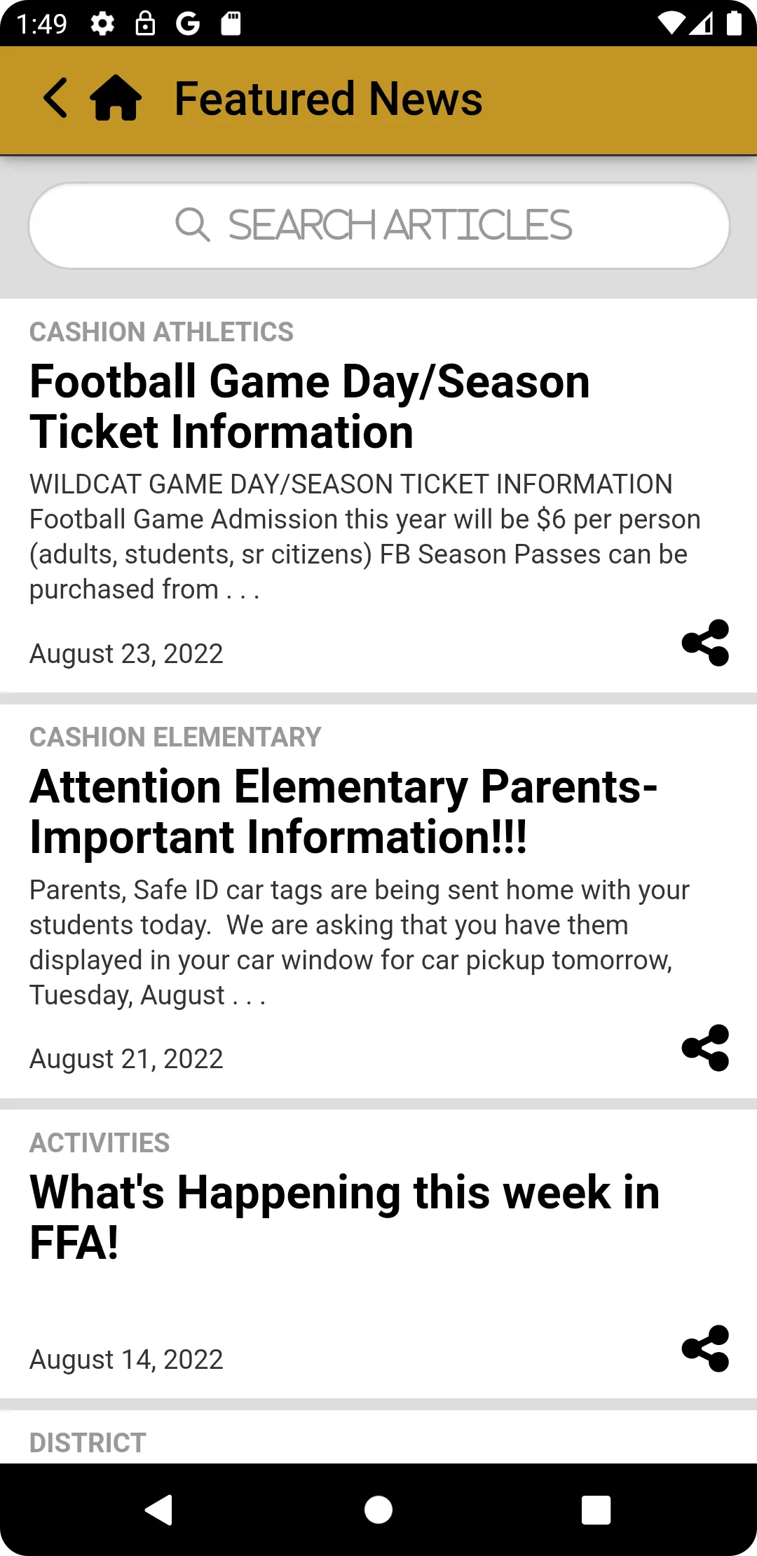 Cashion Public Schools | Indus Appstore | Screenshot