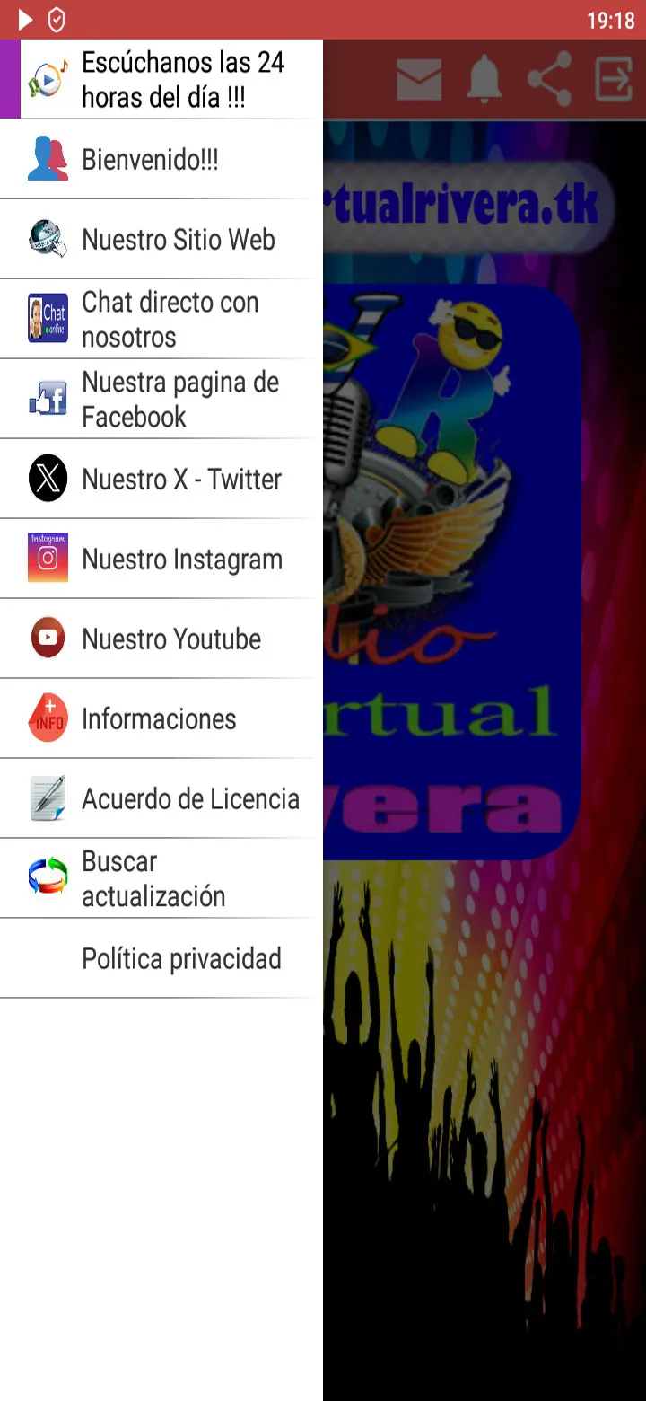 Radio Virtual Rivera | Indus Appstore | Screenshot