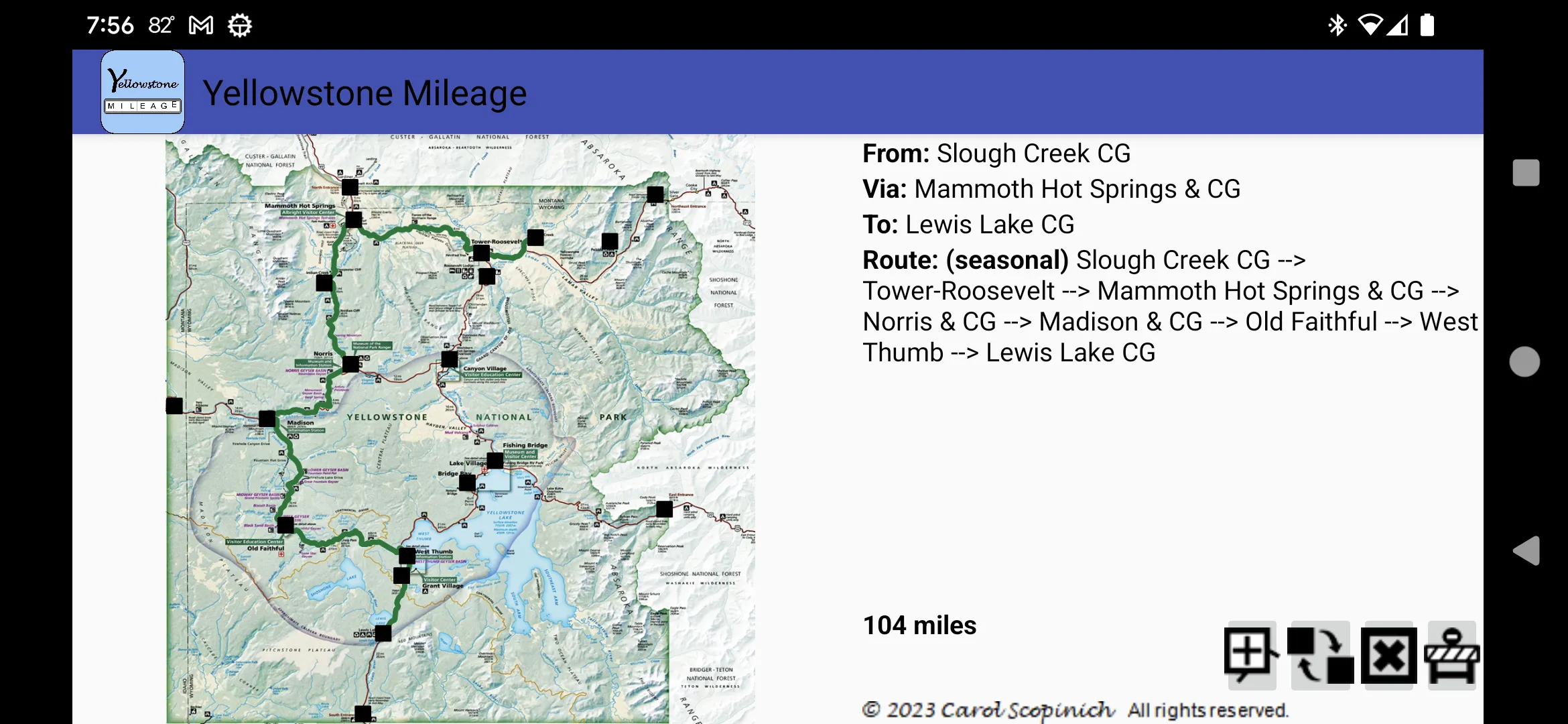 Yellowstone Mileage | Indus Appstore | Screenshot