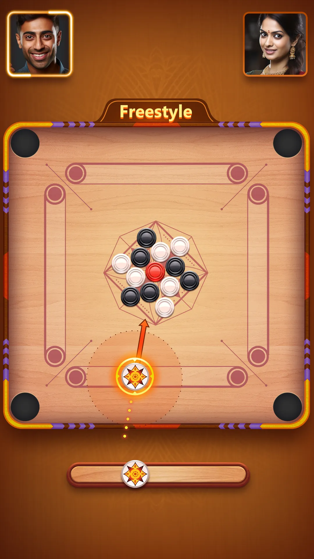 Carrom Plus-Disc Board Game | Indus Appstore | Screenshot