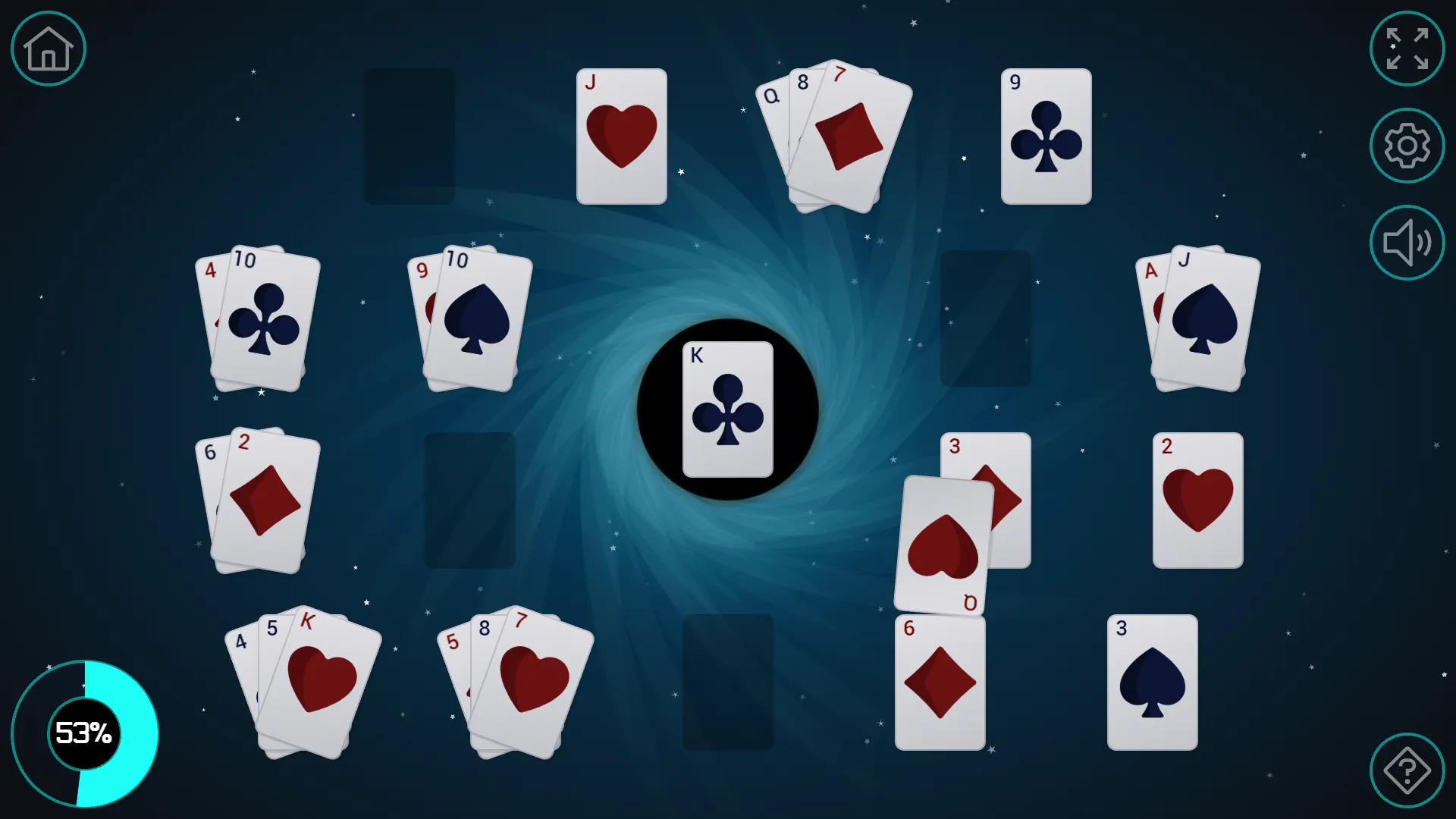 Black Hole Solitaire | Indus Appstore | Screenshot