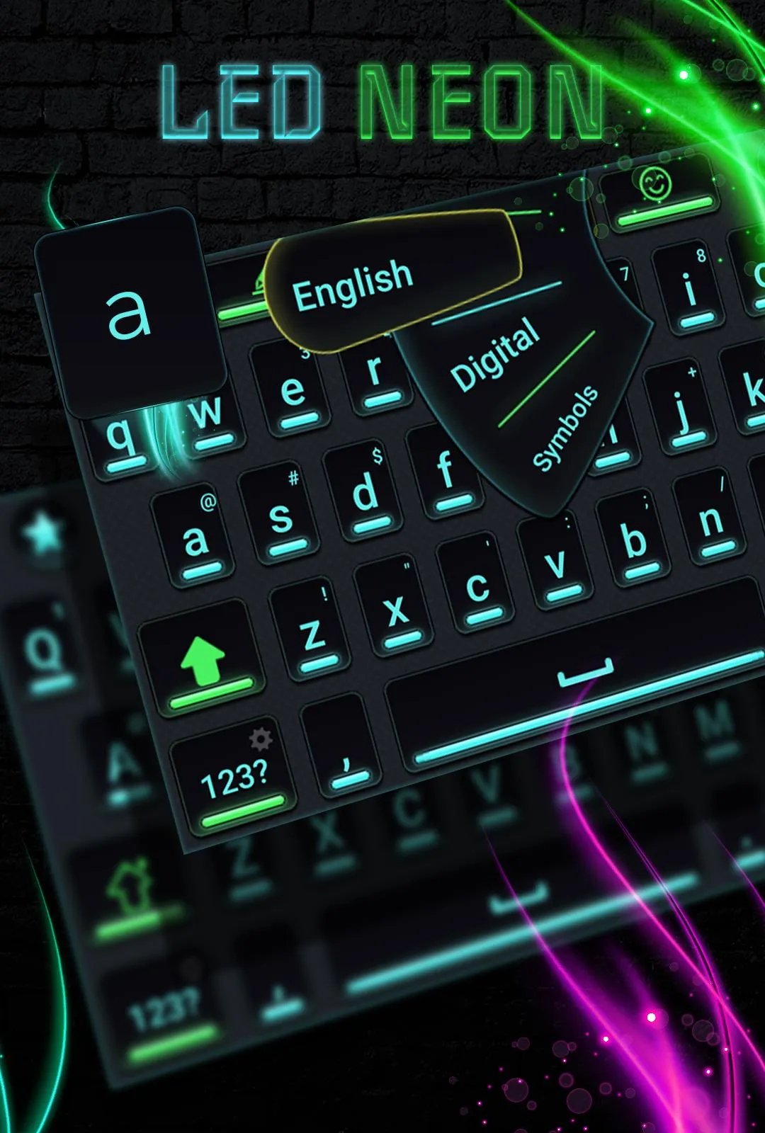 RGB Neon Keyboard | Indus Appstore | Screenshot