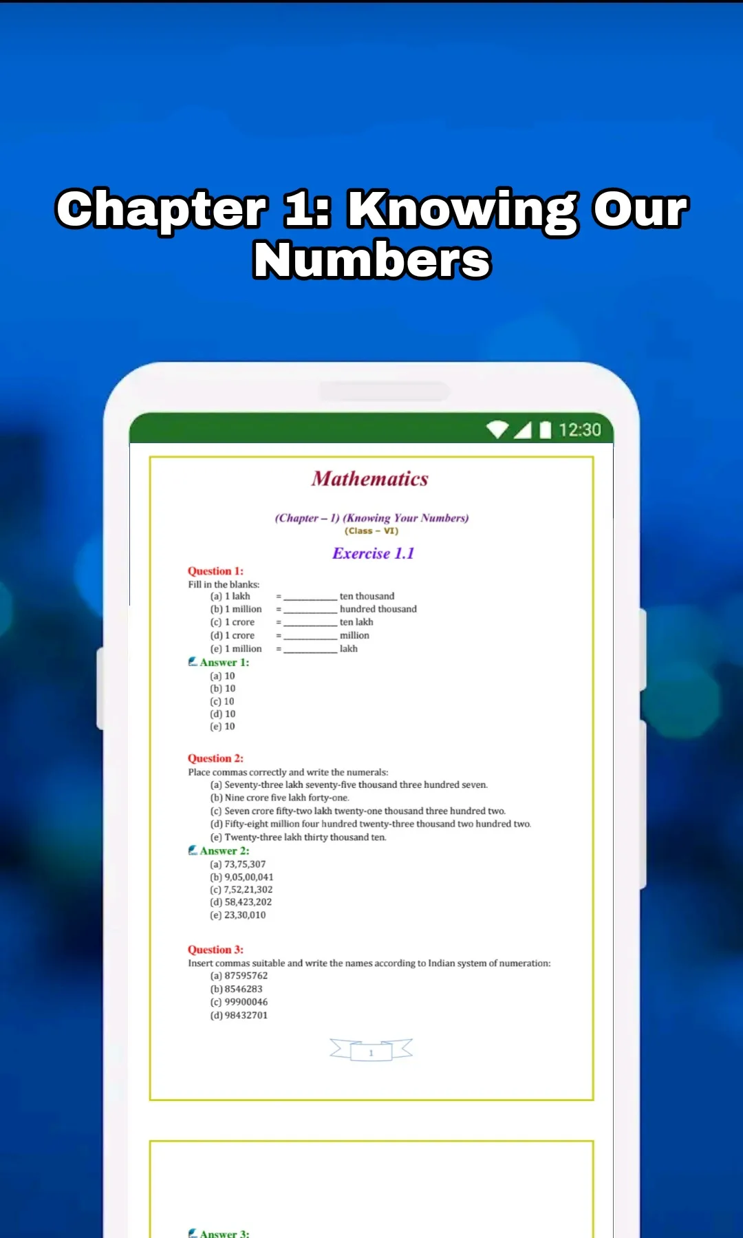 Class 6 Maths Solution English | Indus Appstore | Screenshot