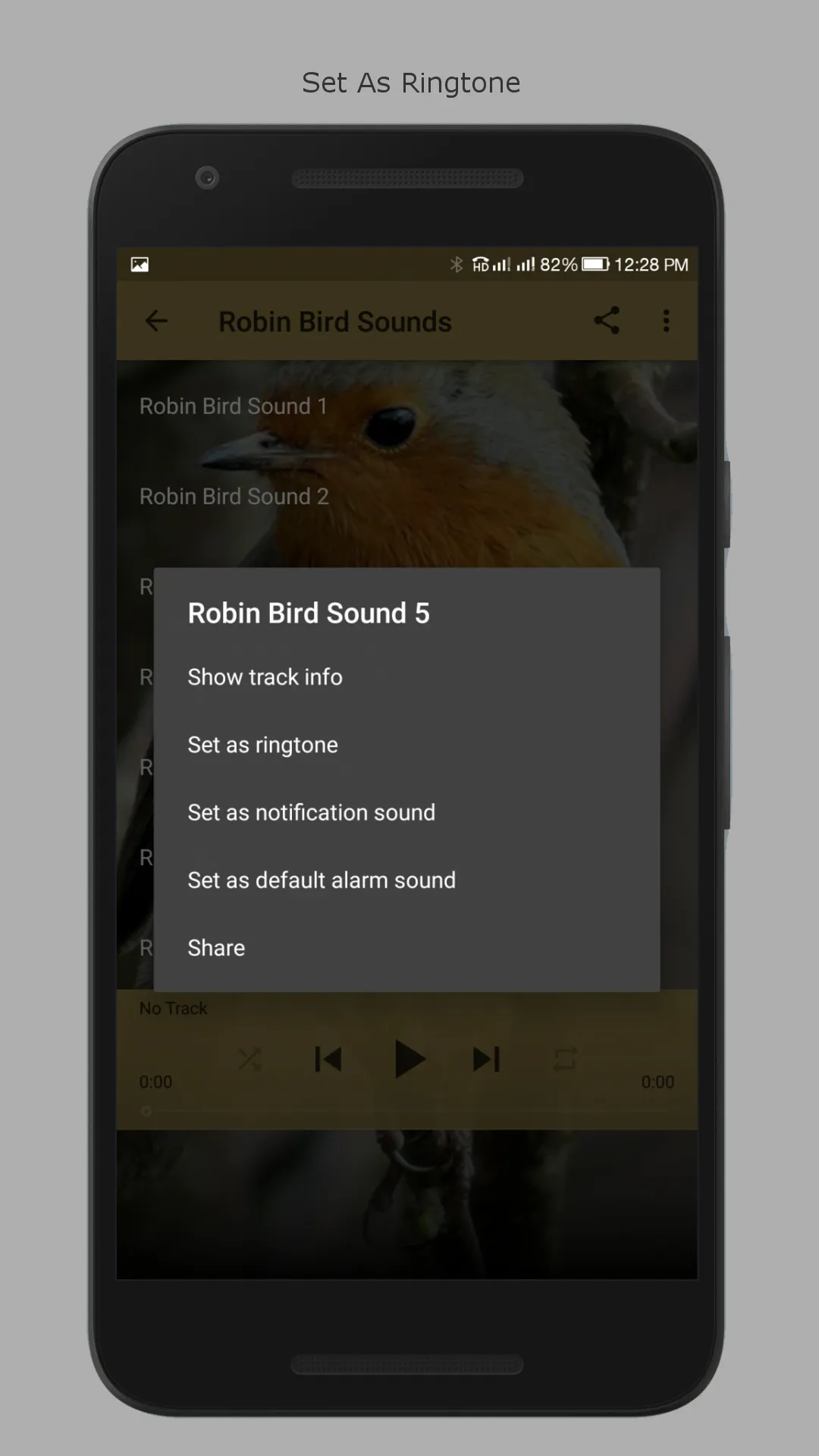 Robin Bird Sounds | Indus Appstore | Screenshot