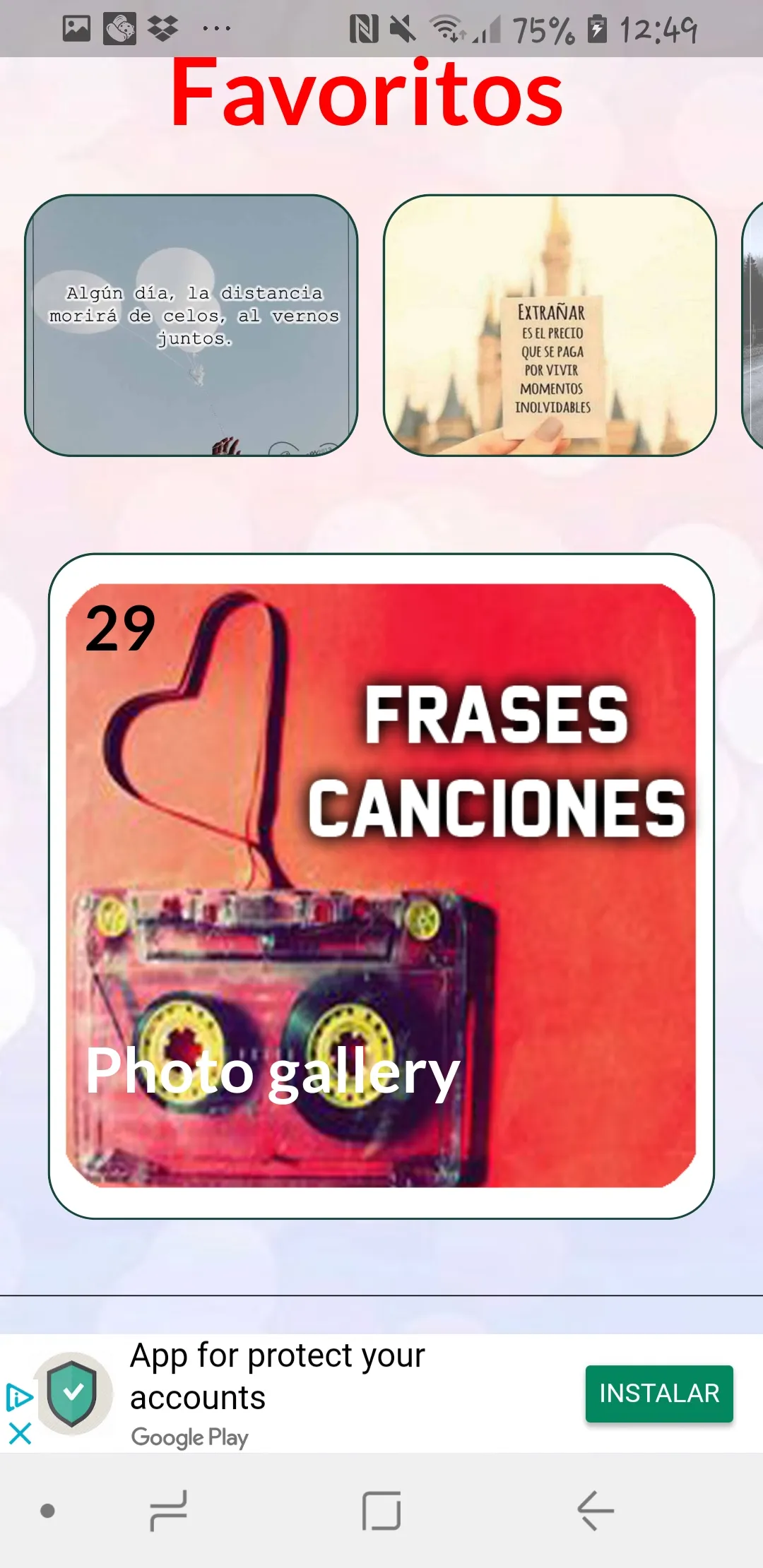 AMOR A DISTANCIA POSTALES | Indus Appstore | Screenshot