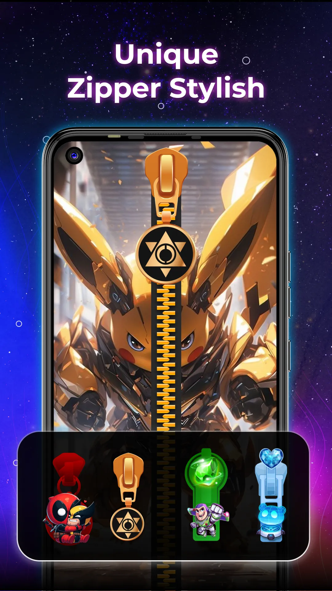 ZipLock - Zipper Lock Screen | Indus Appstore | Screenshot