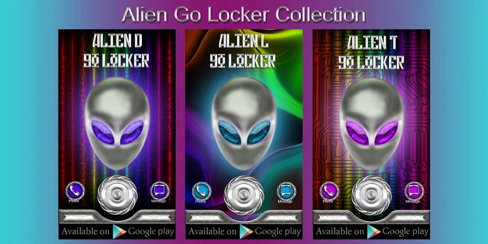 Alien L Go Locker theme | Indus Appstore | Screenshot