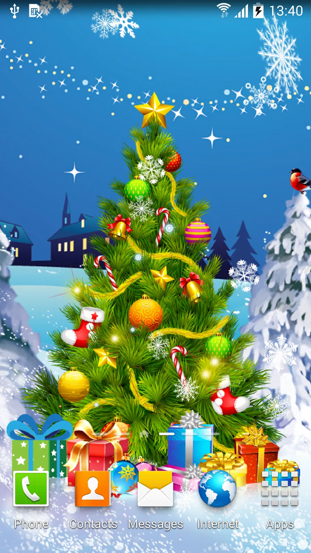 Christmas Live Wallpaper | Indus Appstore | Screenshot