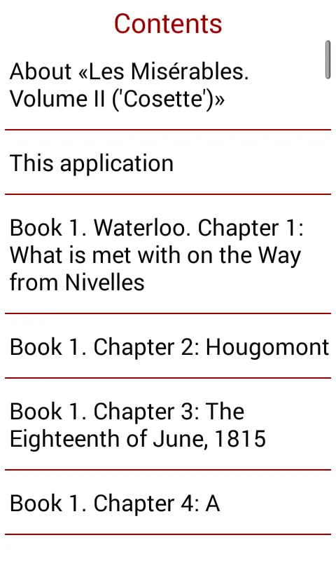 Les Misérables, Volume II | Indus Appstore | Screenshot