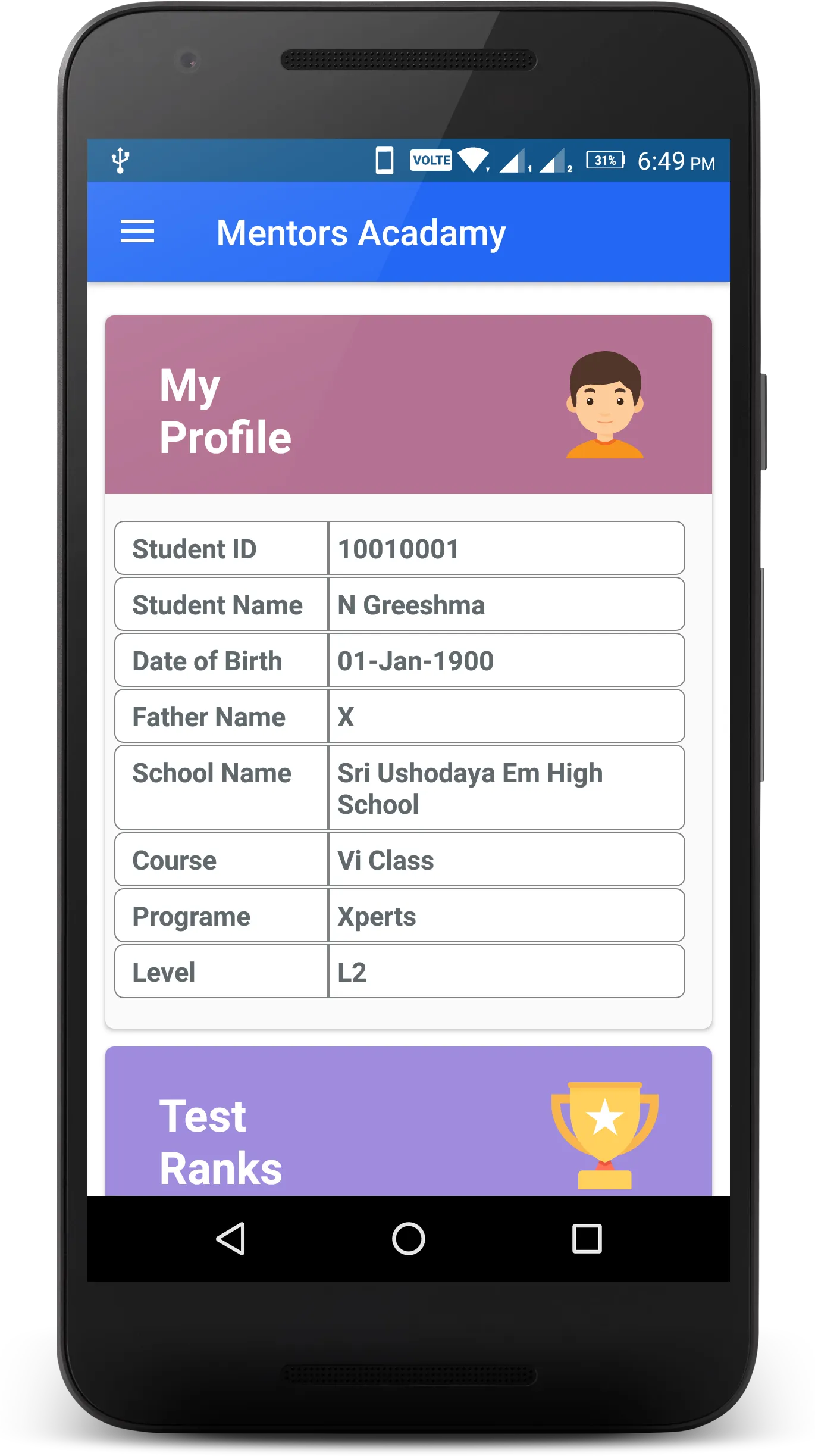 Mentors Academy | Indus Appstore | Screenshot