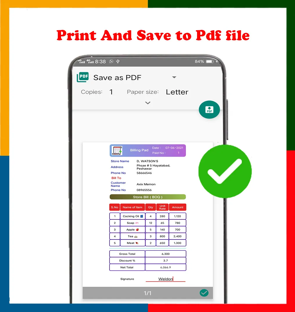 Billing Pad - Invoicing | Indus Appstore | Screenshot