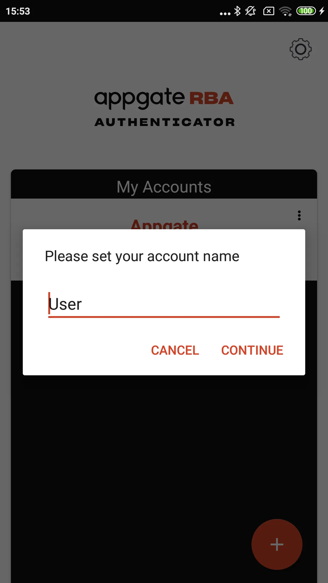 Appgate RBA Authenticator | Indus Appstore | Screenshot