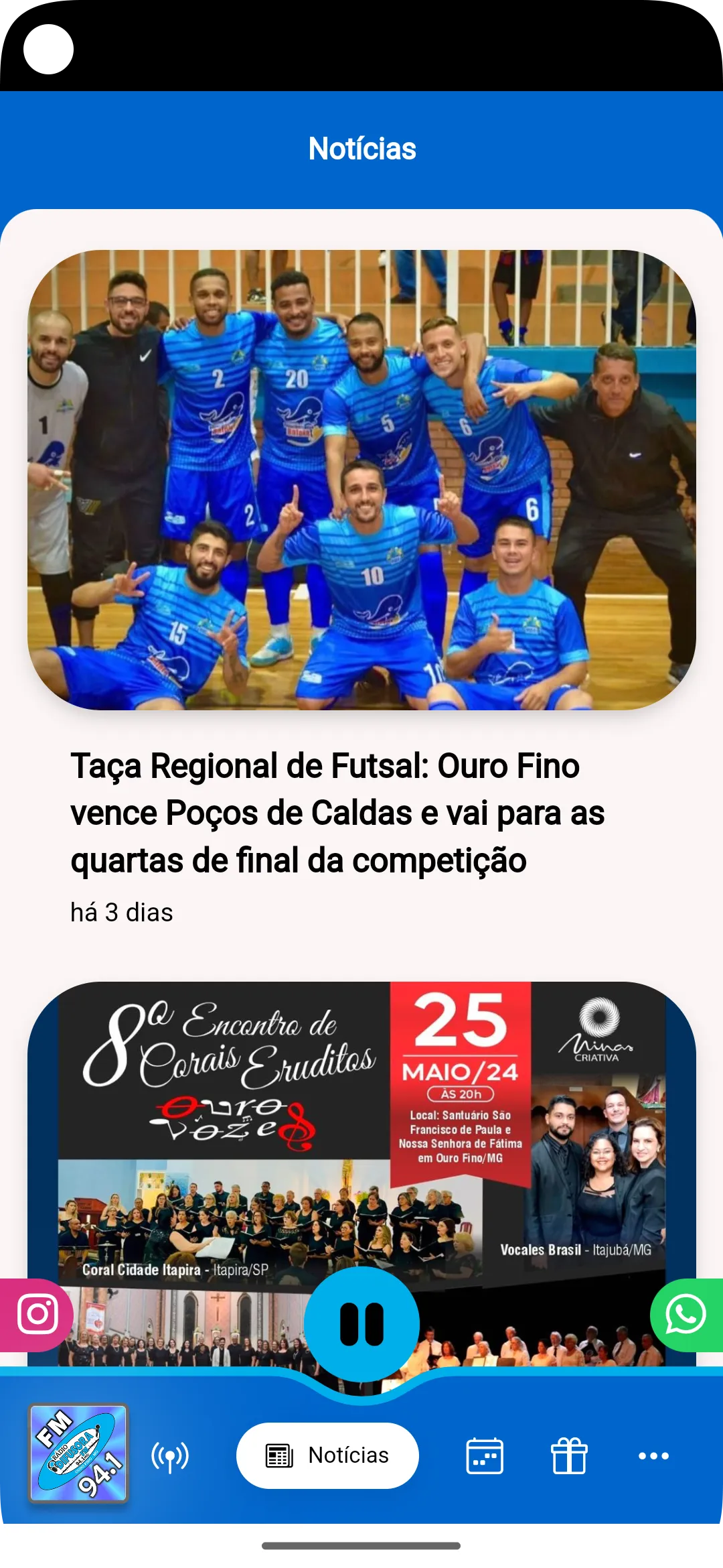 Difusora FM Ouro Fino | Indus Appstore | Screenshot