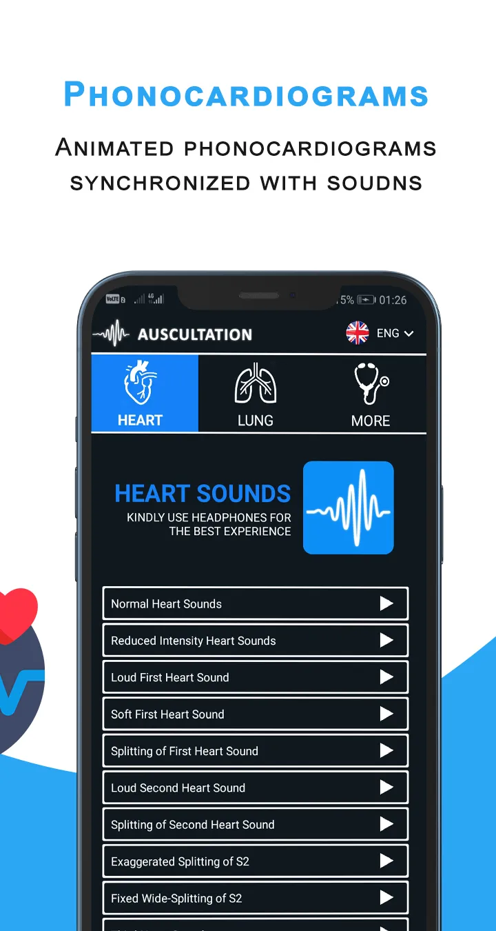 Auscultation | Heart Sounds | Indus Appstore | Screenshot