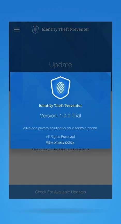 Identity Theft Preventer | Indus Appstore | Screenshot