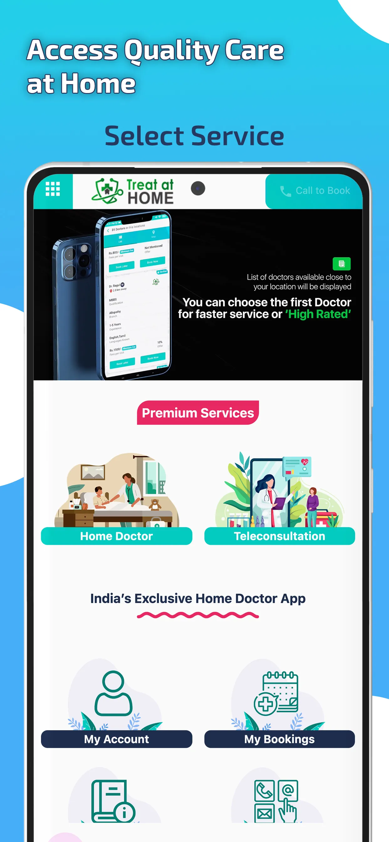 Treat at Home: Doctor OnDemand | Indus Appstore | Screenshot