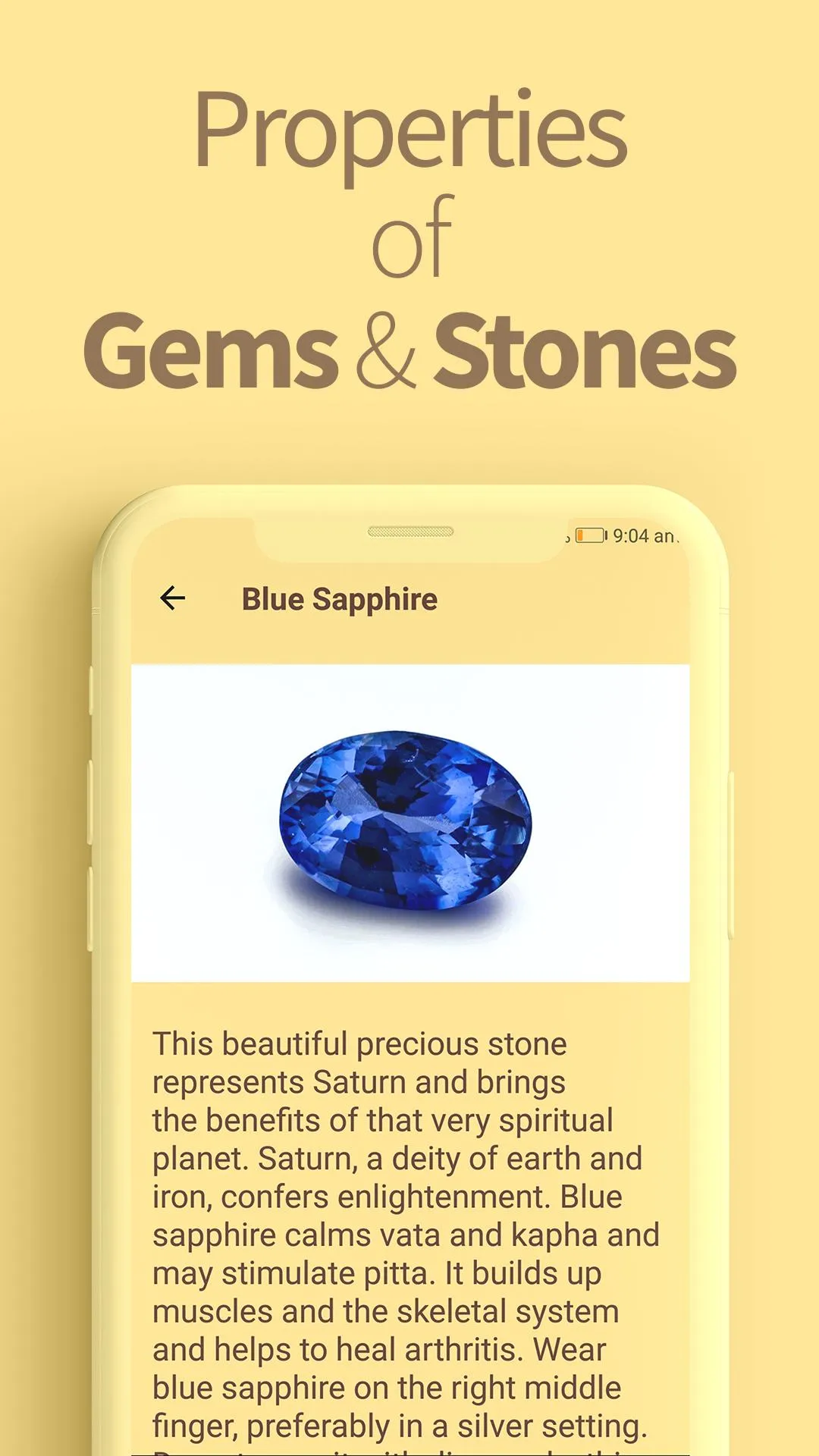 Healing Properties Metals, Gem | Indus Appstore | Screenshot