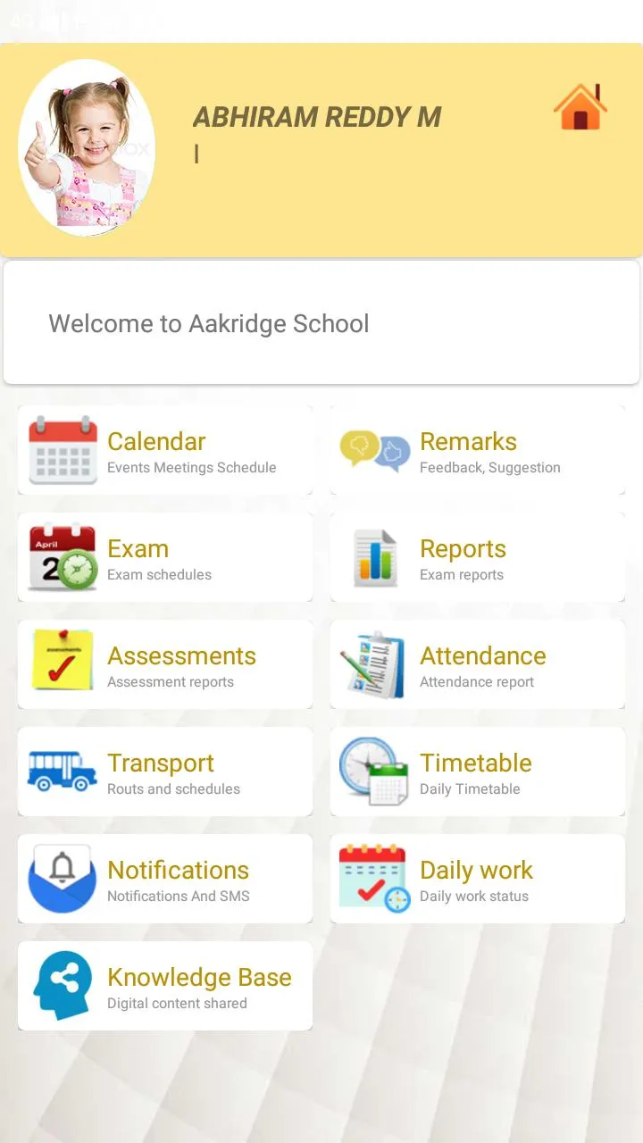 Aakridge High School | Indus Appstore | Screenshot