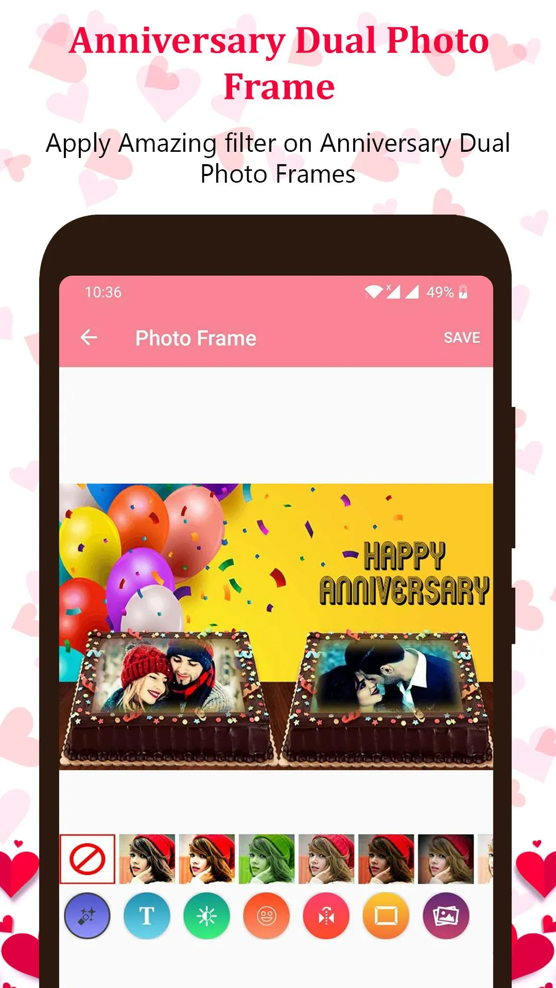 Anniversary Dual Photo Frames | Indus Appstore | Screenshot