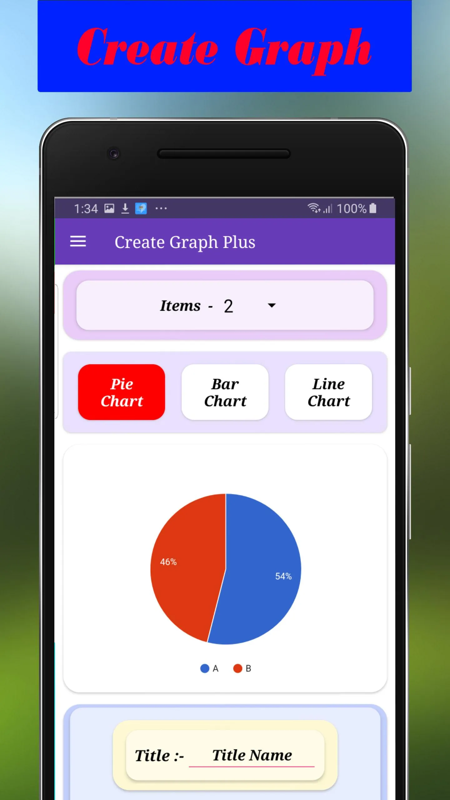 Create Graph Basic | Indus Appstore | Screenshot