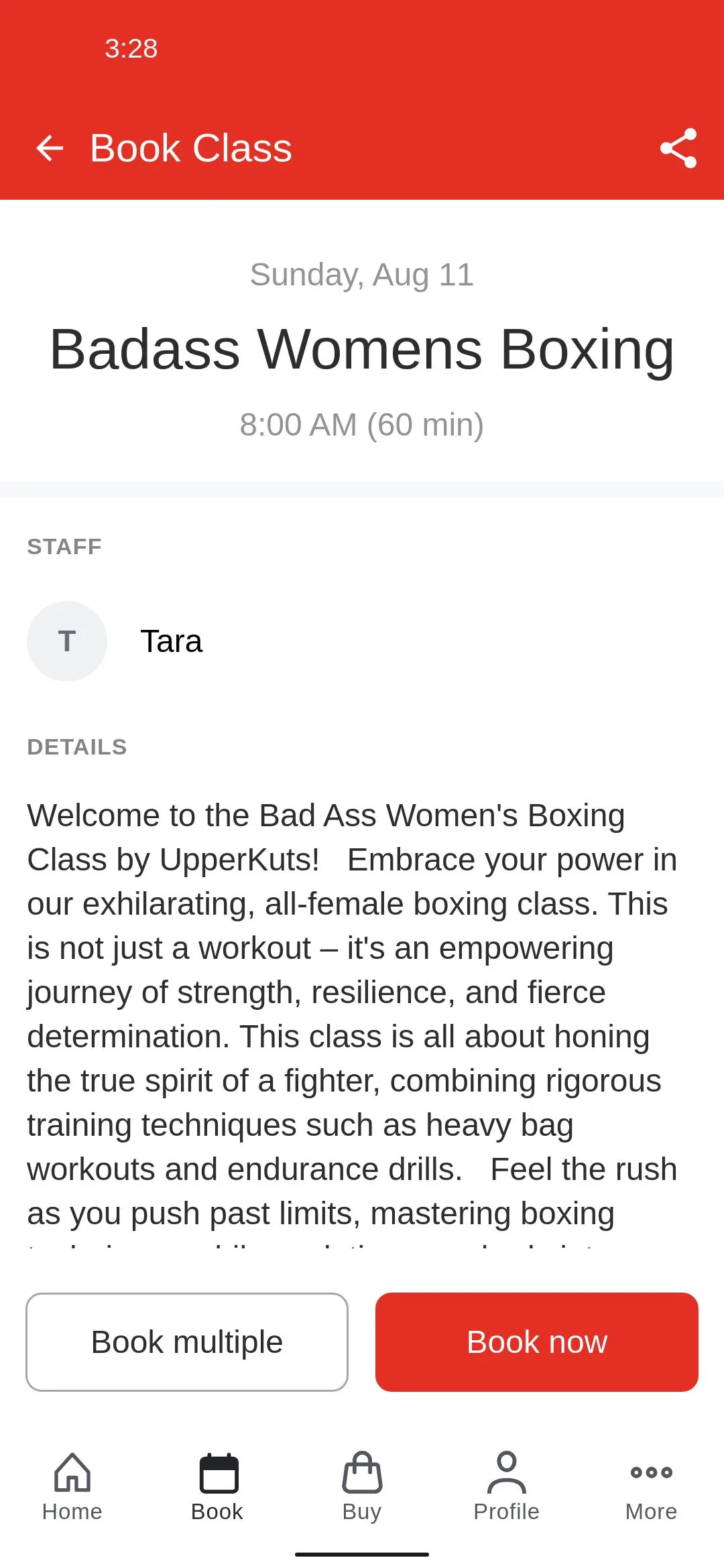 UpperKuts Boxing Club | Indus Appstore | Screenshot