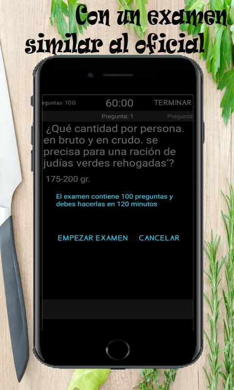 Test  oposicion de Cocina | Indus Appstore | Screenshot