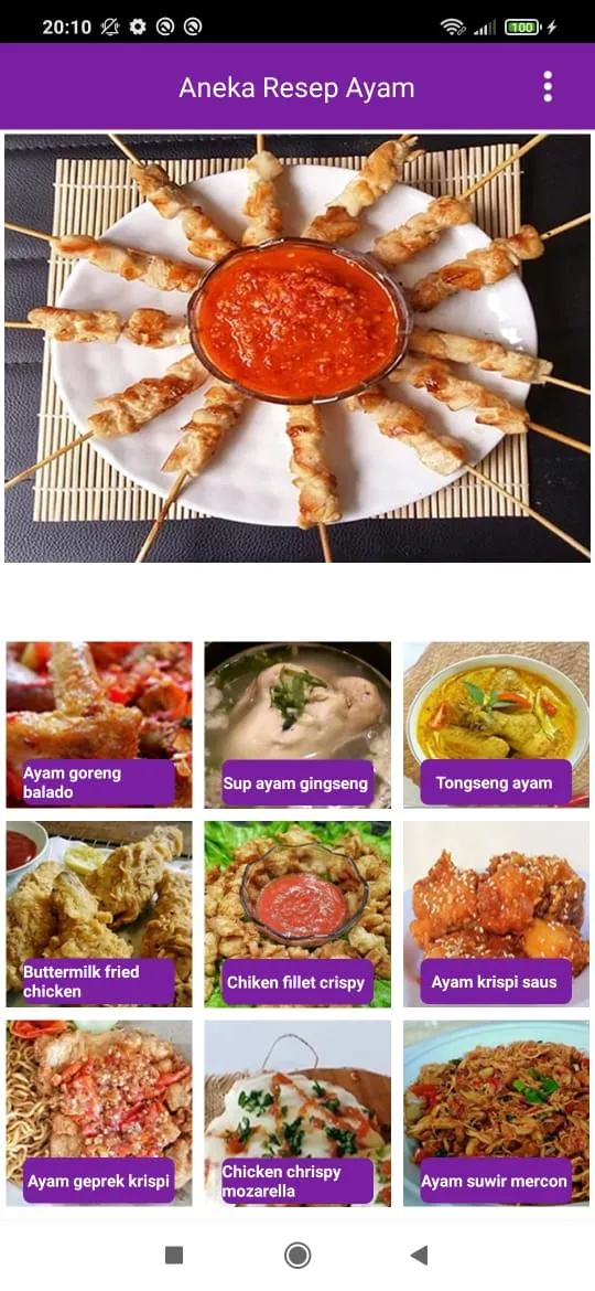 Aneka Resep Ayam Offline | Indus Appstore | Screenshot