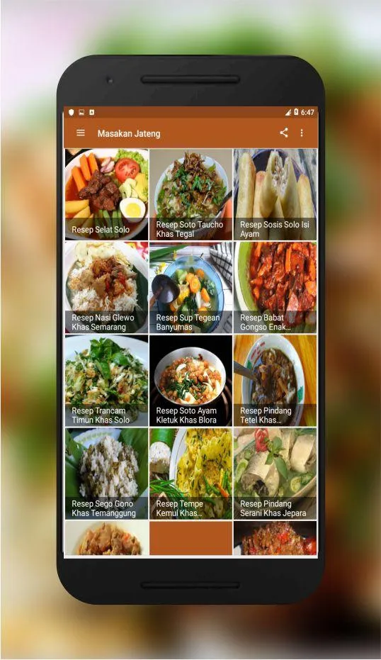 resep masakan jawa tengah | Indus Appstore | Screenshot