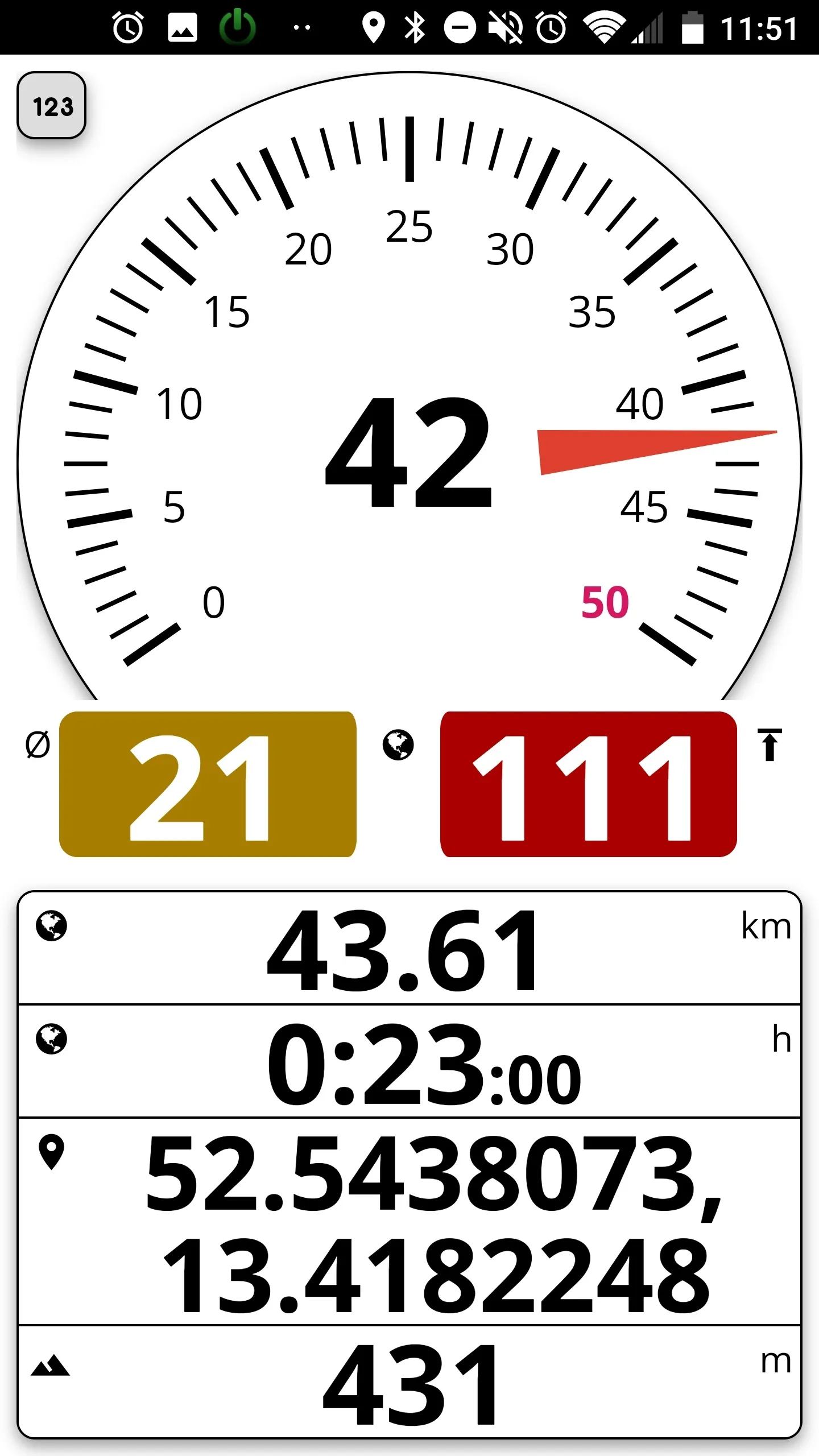 Speedometer with odometer | Indus Appstore | Screenshot