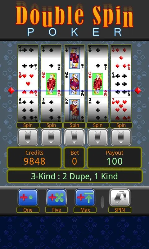 Double Spin Poker | Indus Appstore | Screenshot