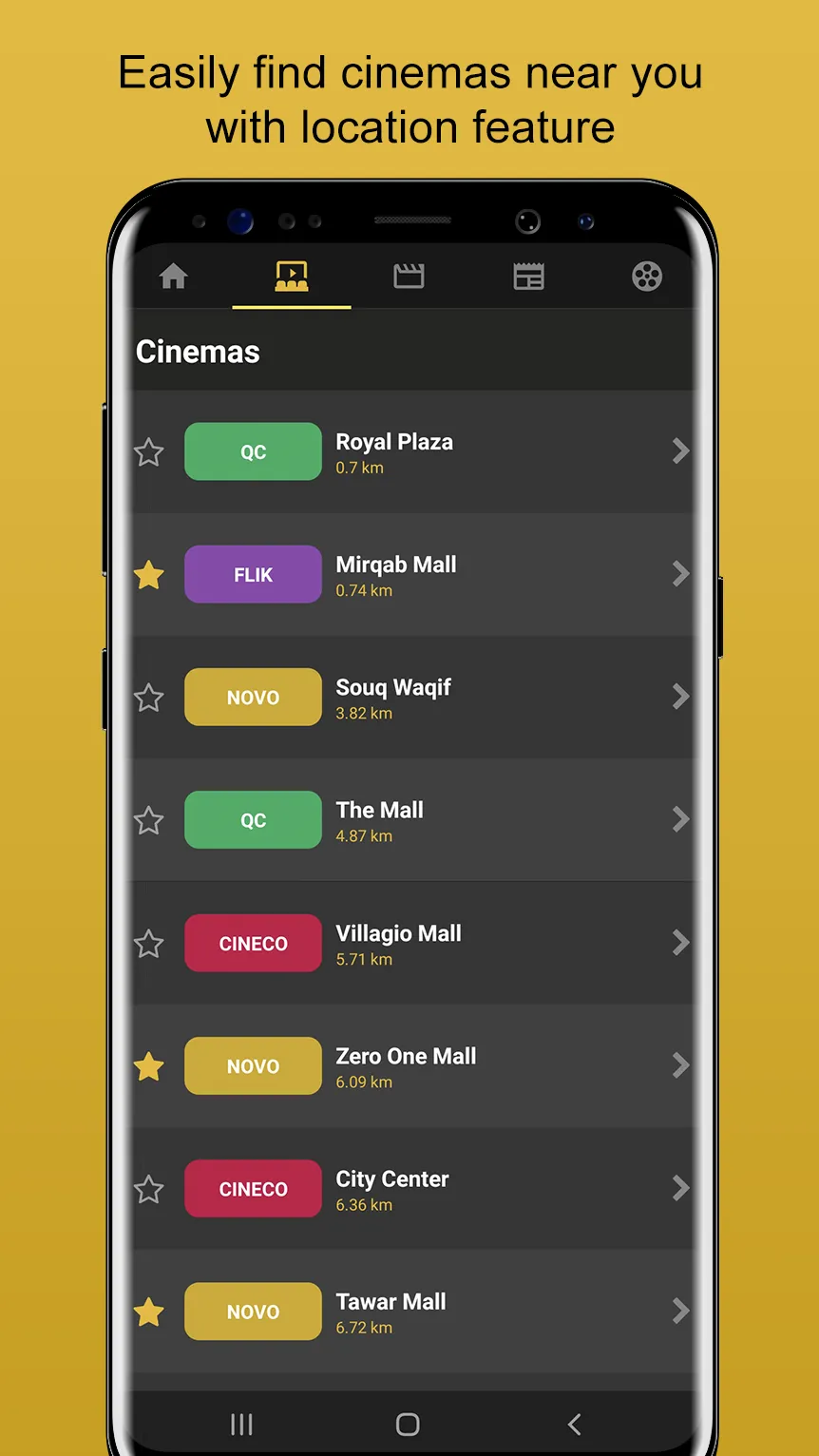 Cinema Qatar | Indus Appstore | Screenshot