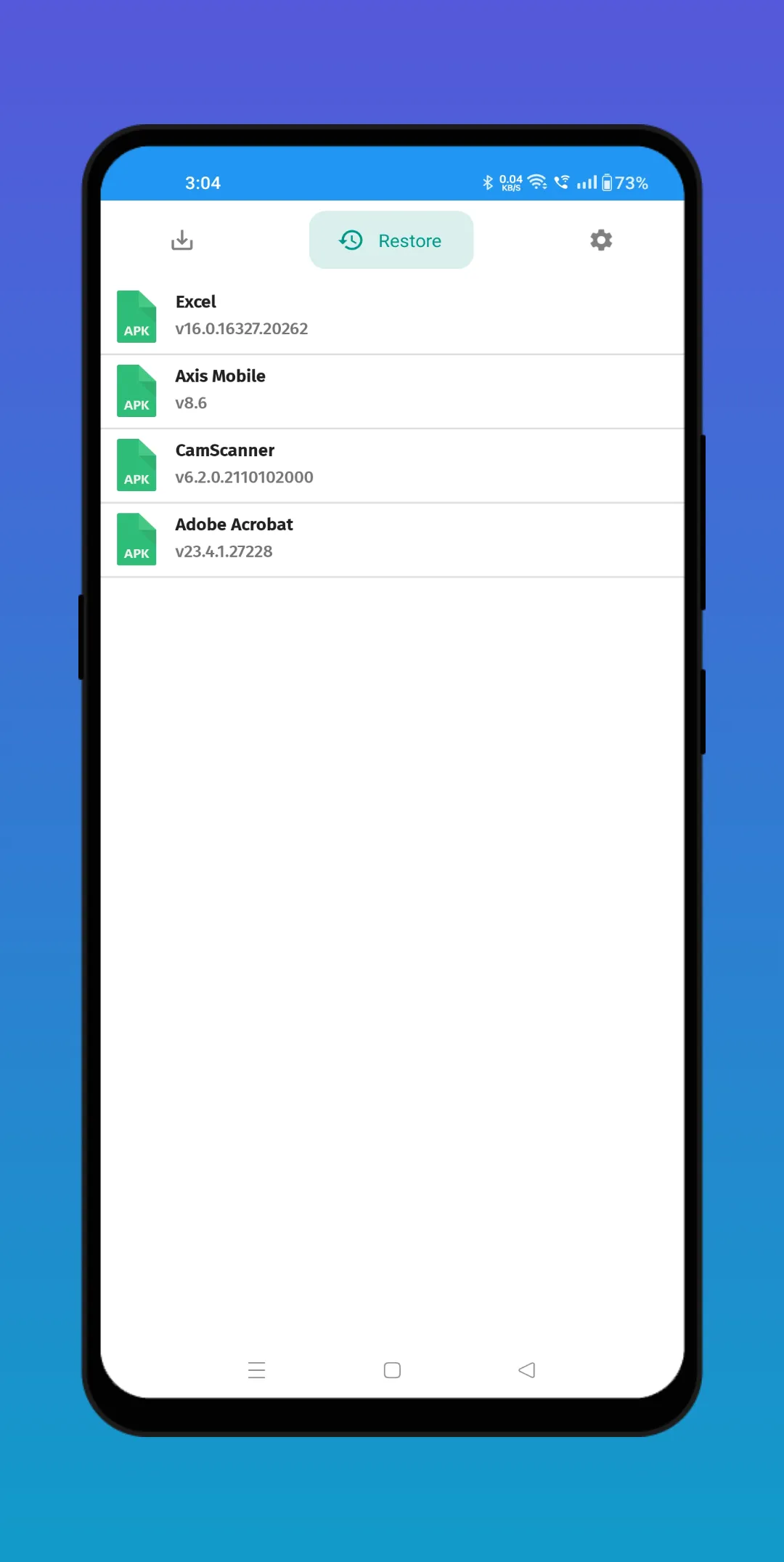 App Backup & Restore | Indus Appstore | Screenshot